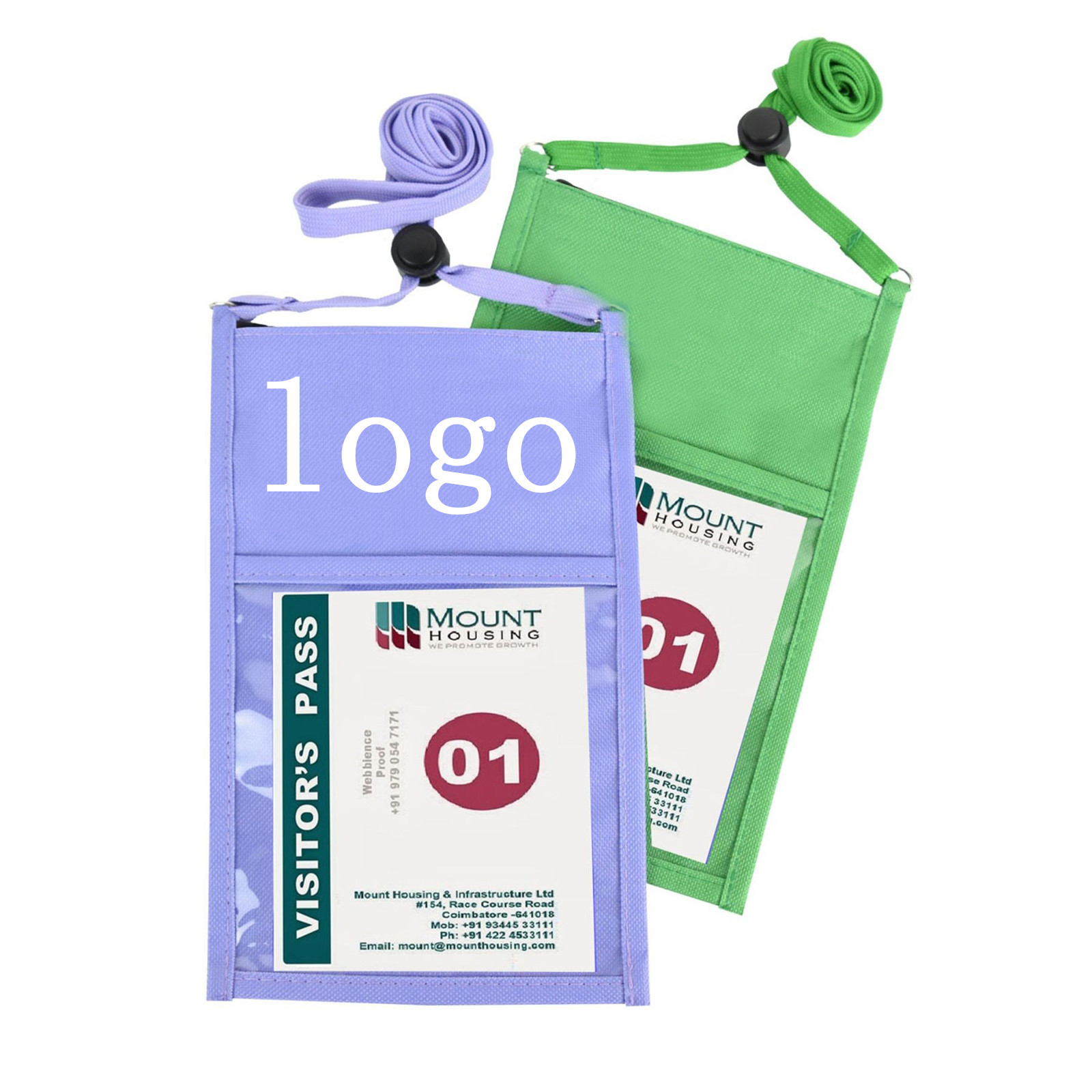 Neck Wallet Convention Badge Bag Holder 3
