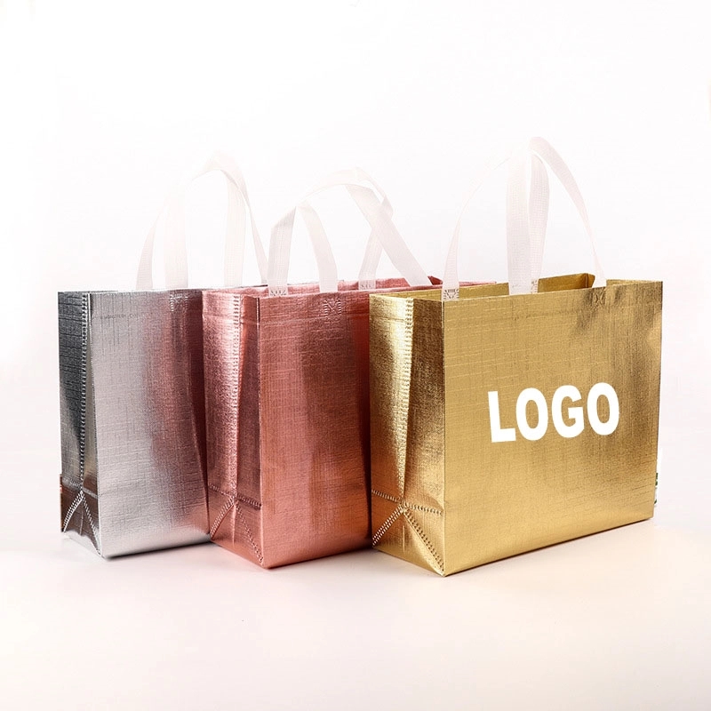 Custom Laser aluminized shopping Bags 4