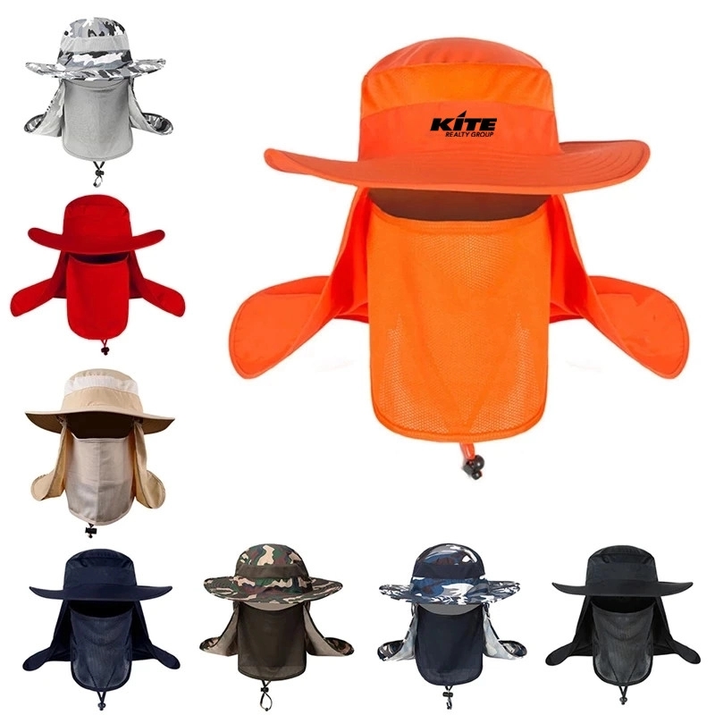 Sun Cap with Removable Flap 8