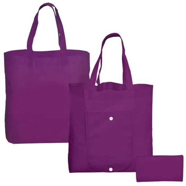 Recycled Pet Folding Non-woven Tote Bags 6