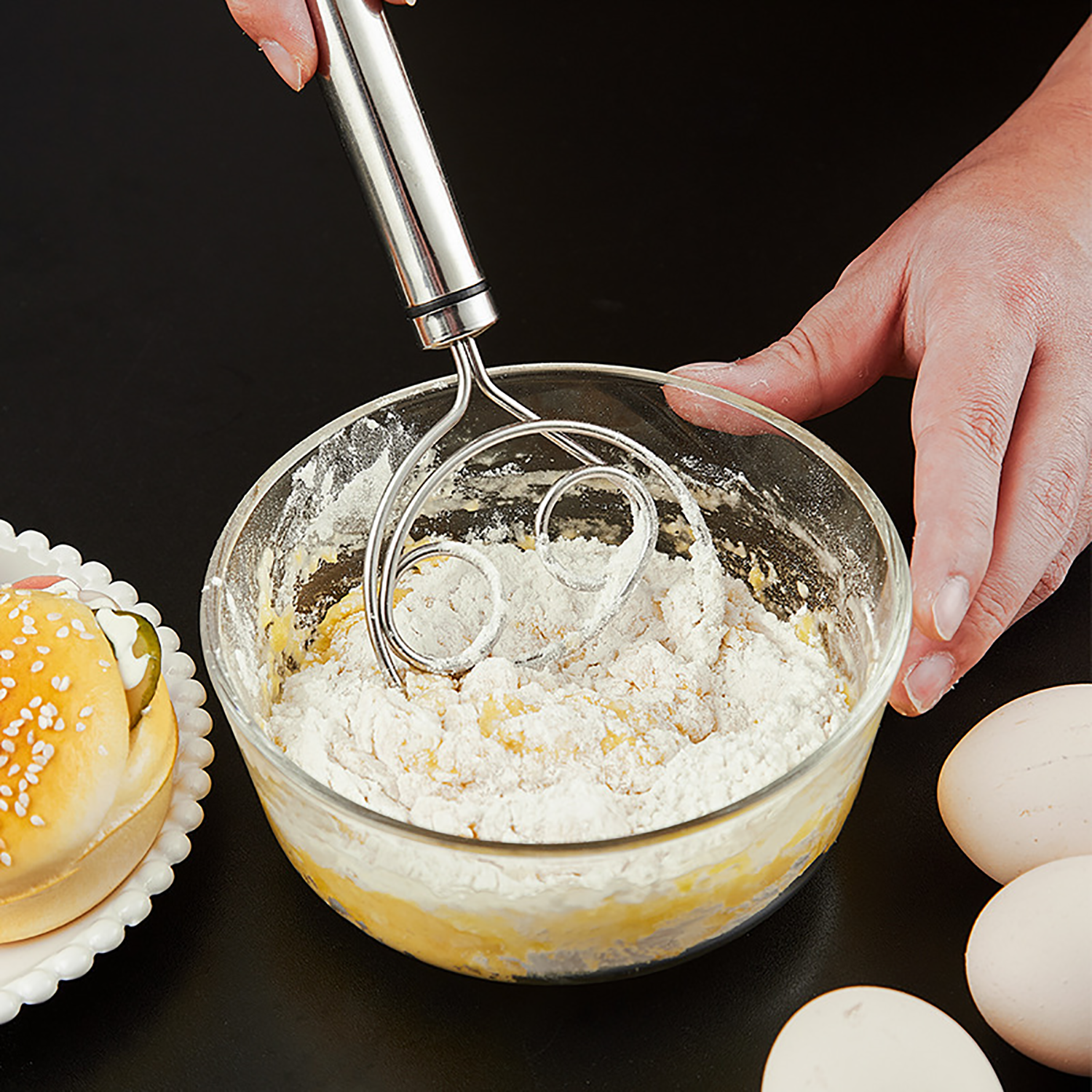 Stainless Steel Hand-Held Mixer 4