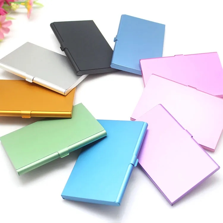 Aluminum Business Name Card Case 11