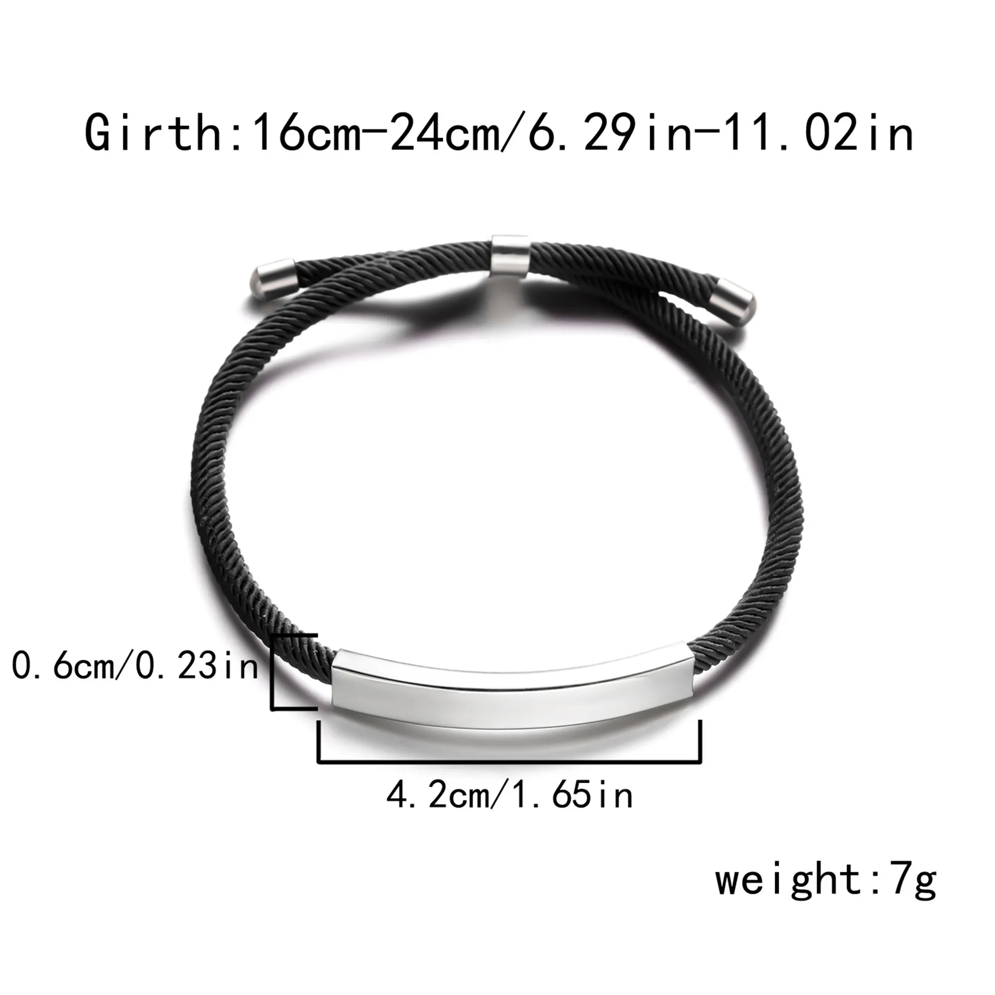 MOQ50 Adjustable Woven Bracelet 2