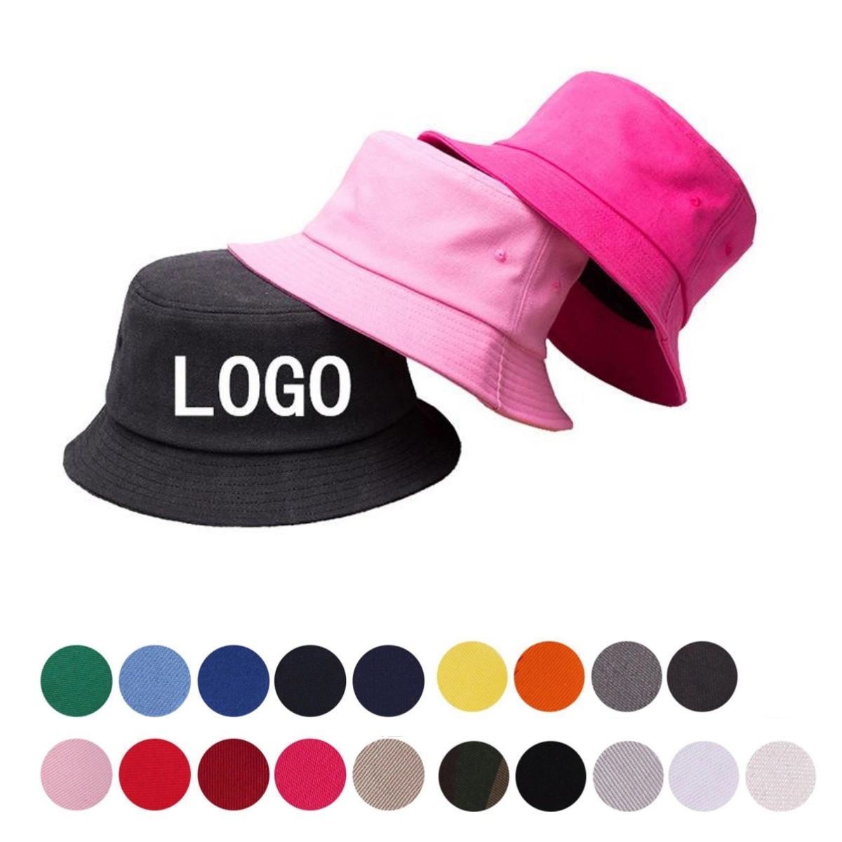 Hight-Quailty 100% Embroidered Cotton Bucket Hat