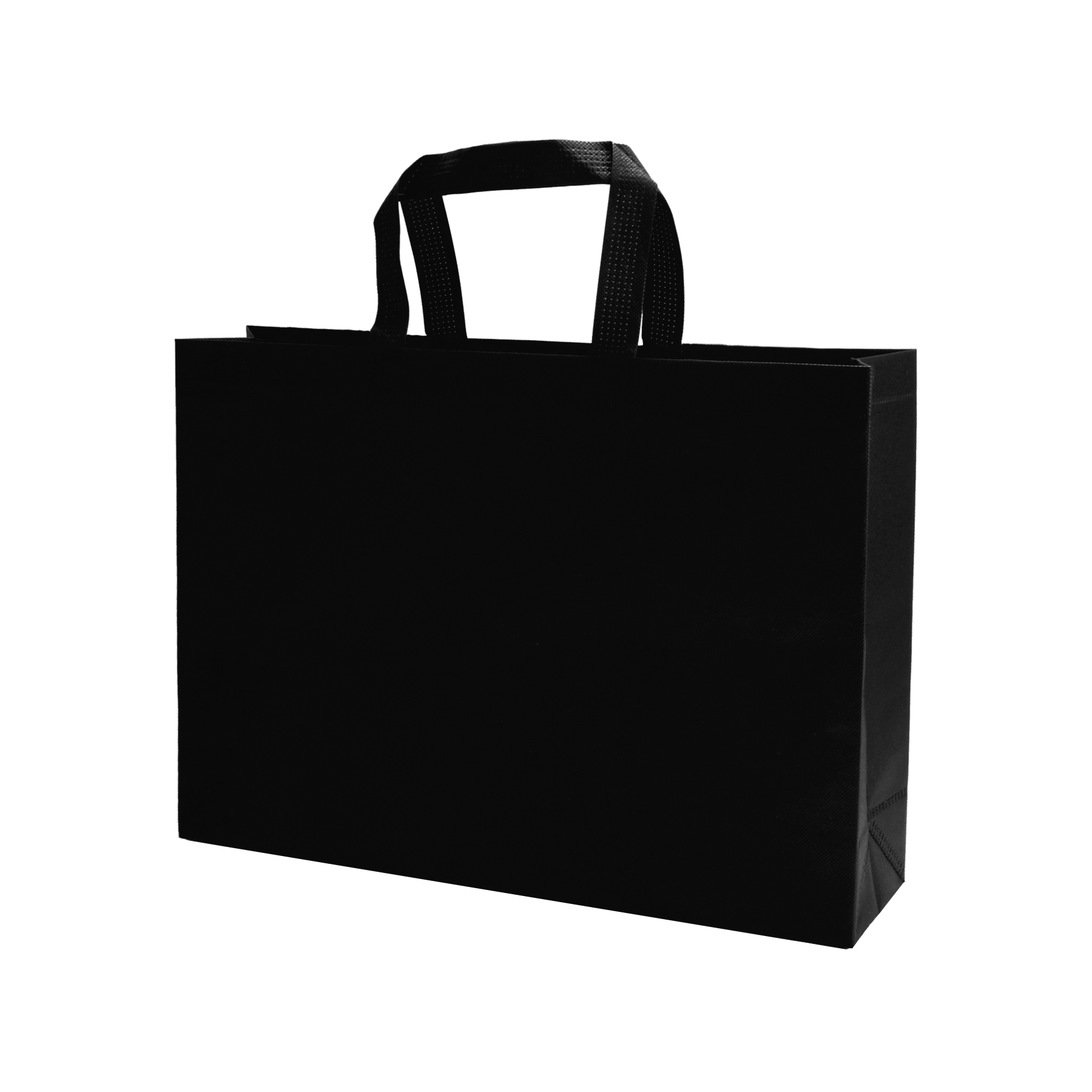 Heat Sealed Non-Woven Shopping Tote Bag(16''X12''X4'') 10