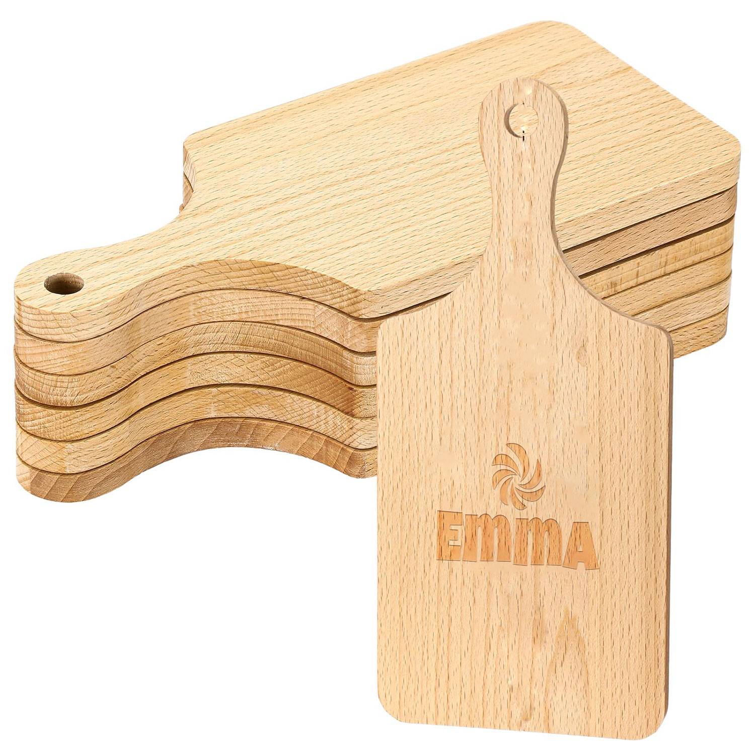 11x5 inch Wood Chopping Board w/ Handle 1