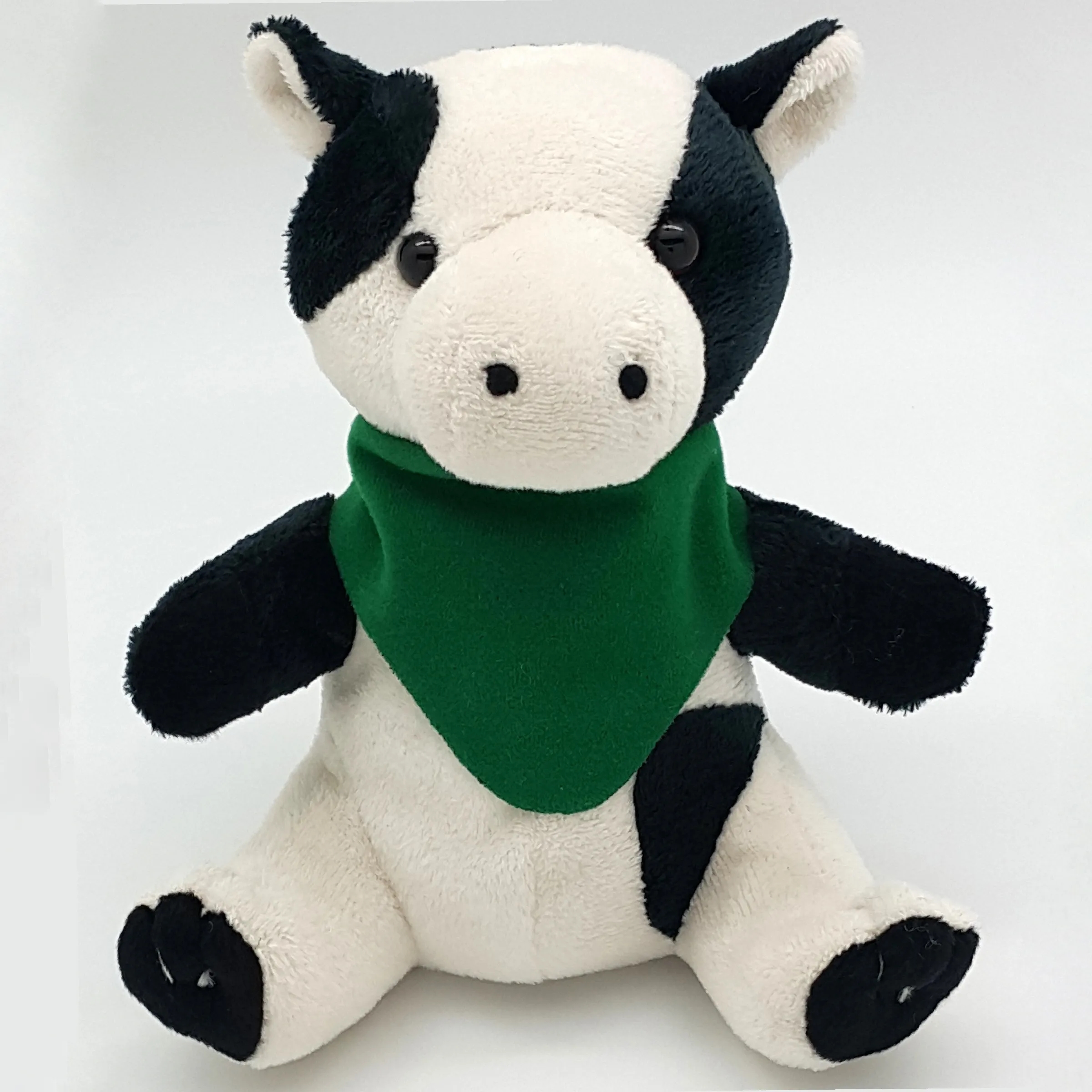 6" Beanie Cow with Embroidered Eyes 16