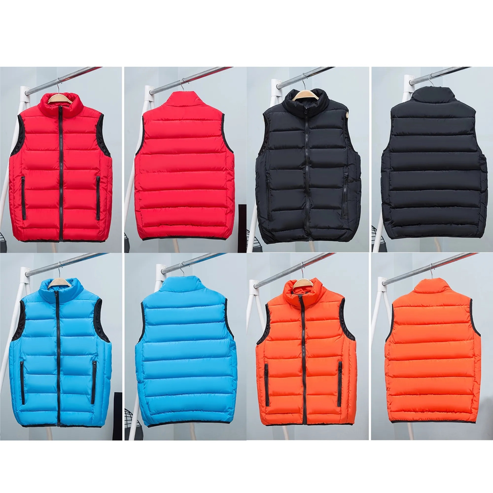 Unisex Winter Quilted Vest For Volunteers Outdoor Work 3