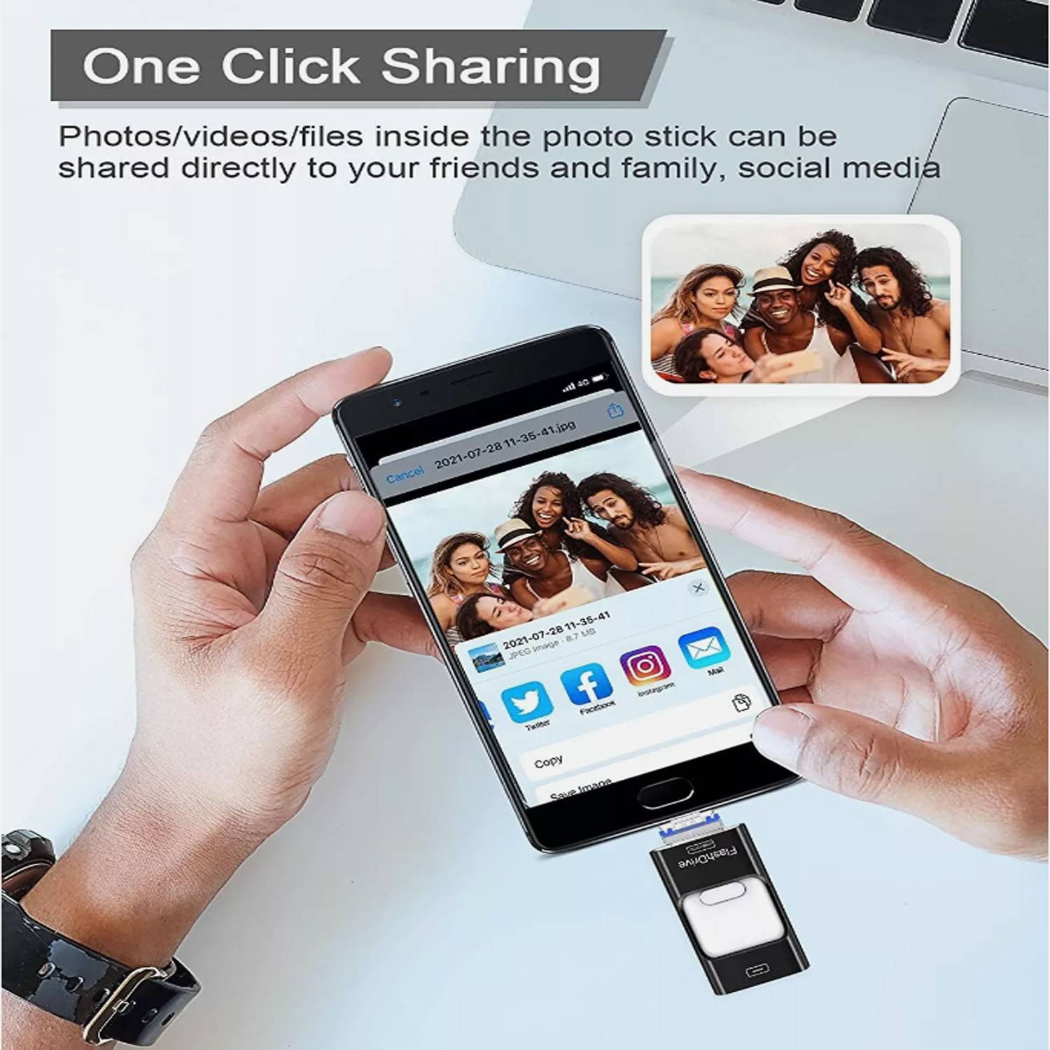 4-IN-1 Multi-function mobile phone USB flash drive 6