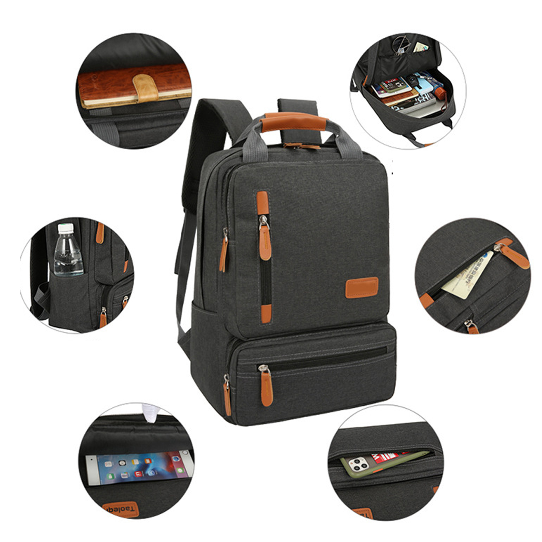 3-in-1 Business Laptop Backpack Set 6