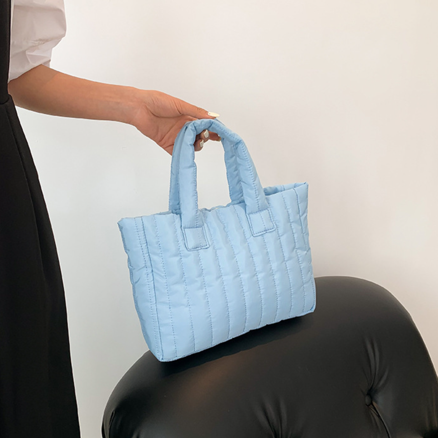 Puffer Purses Lightweight effortlessly outfit Women Tote Bag 17
