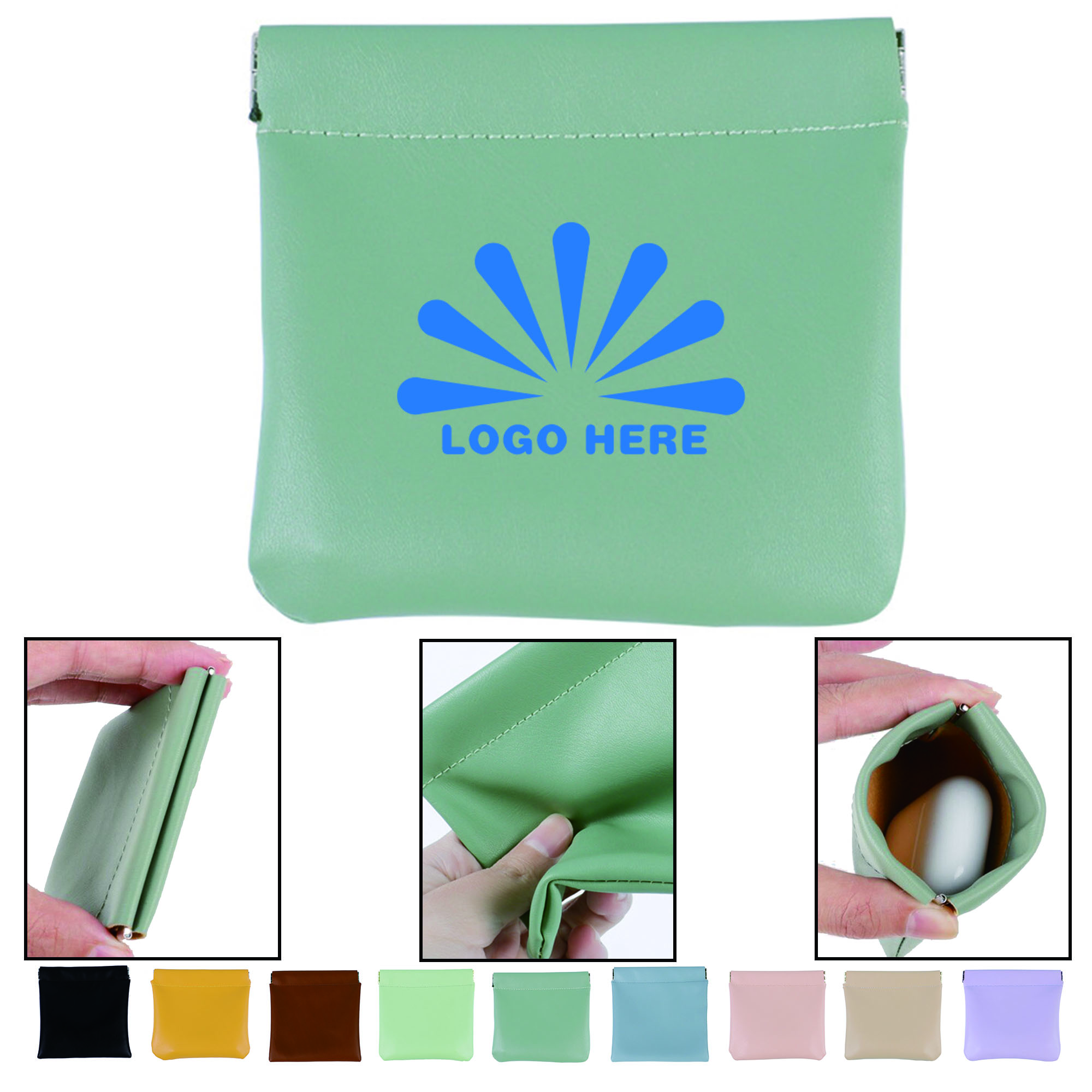 Full Color PU Leather Storage Pouch Bag MOQ30 2