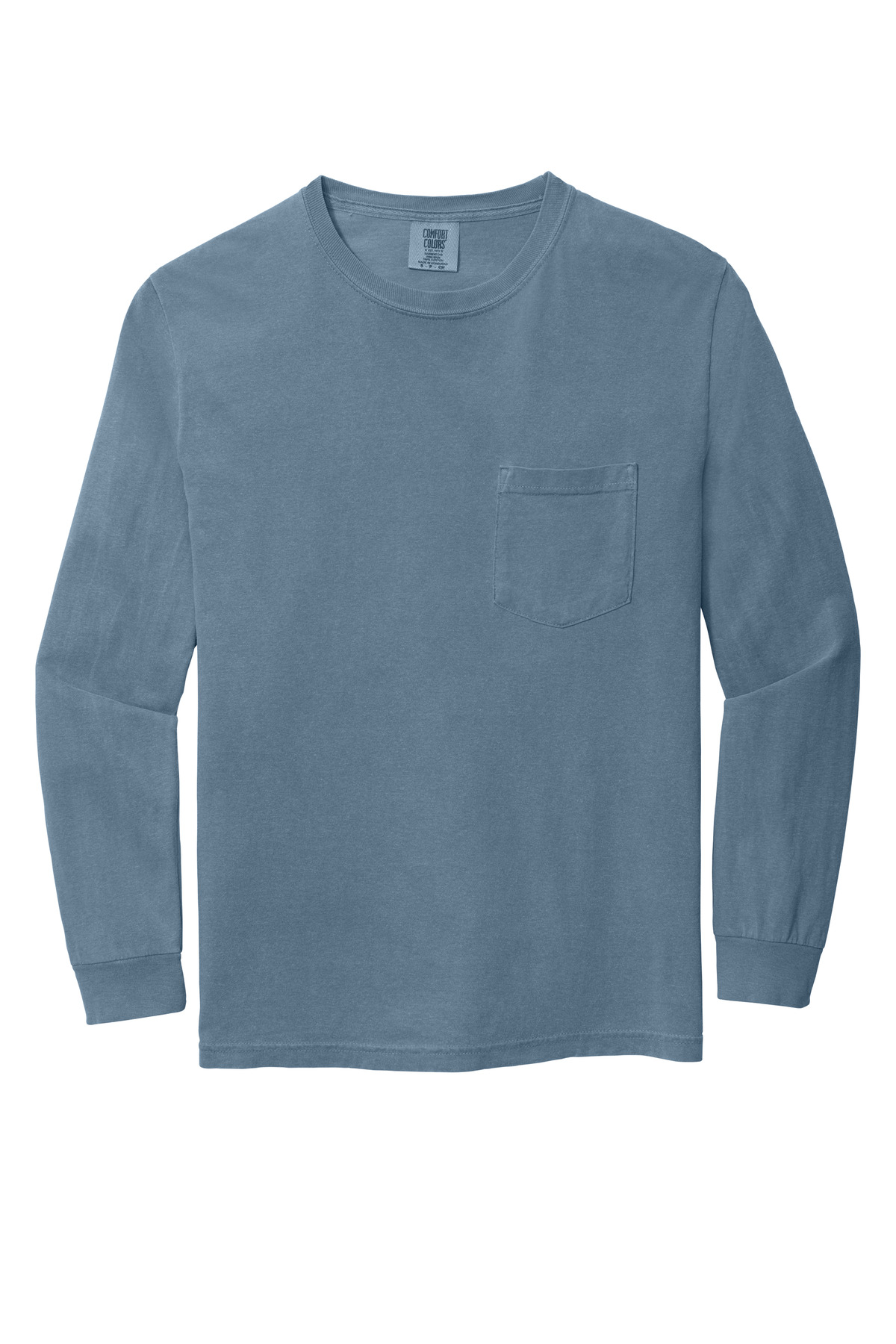 COMFORT COLORS Heavyweight Ring Spun Long Sleeve Pocket Tee. 4410 109