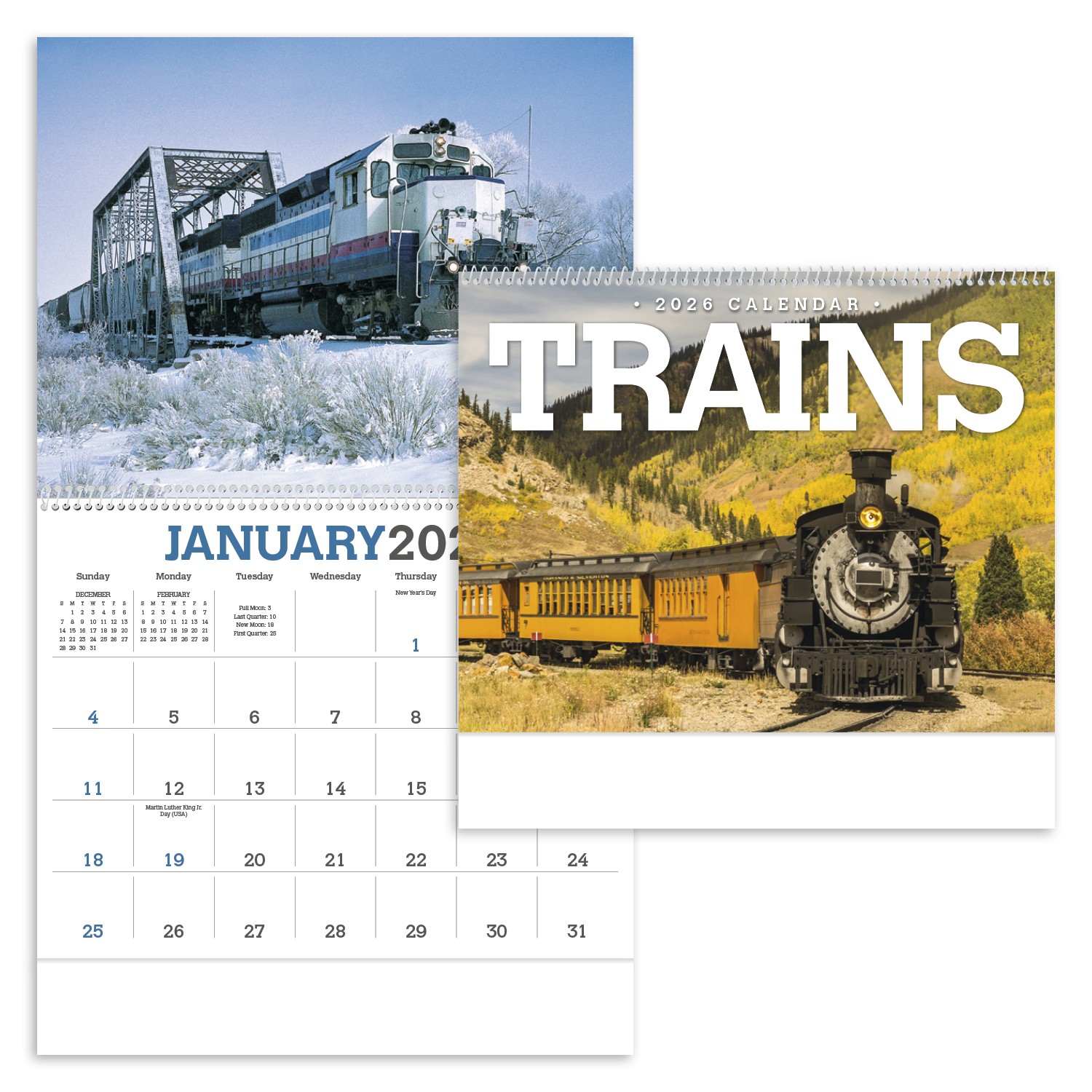 Triumph® Calendars Trains Calendar 9