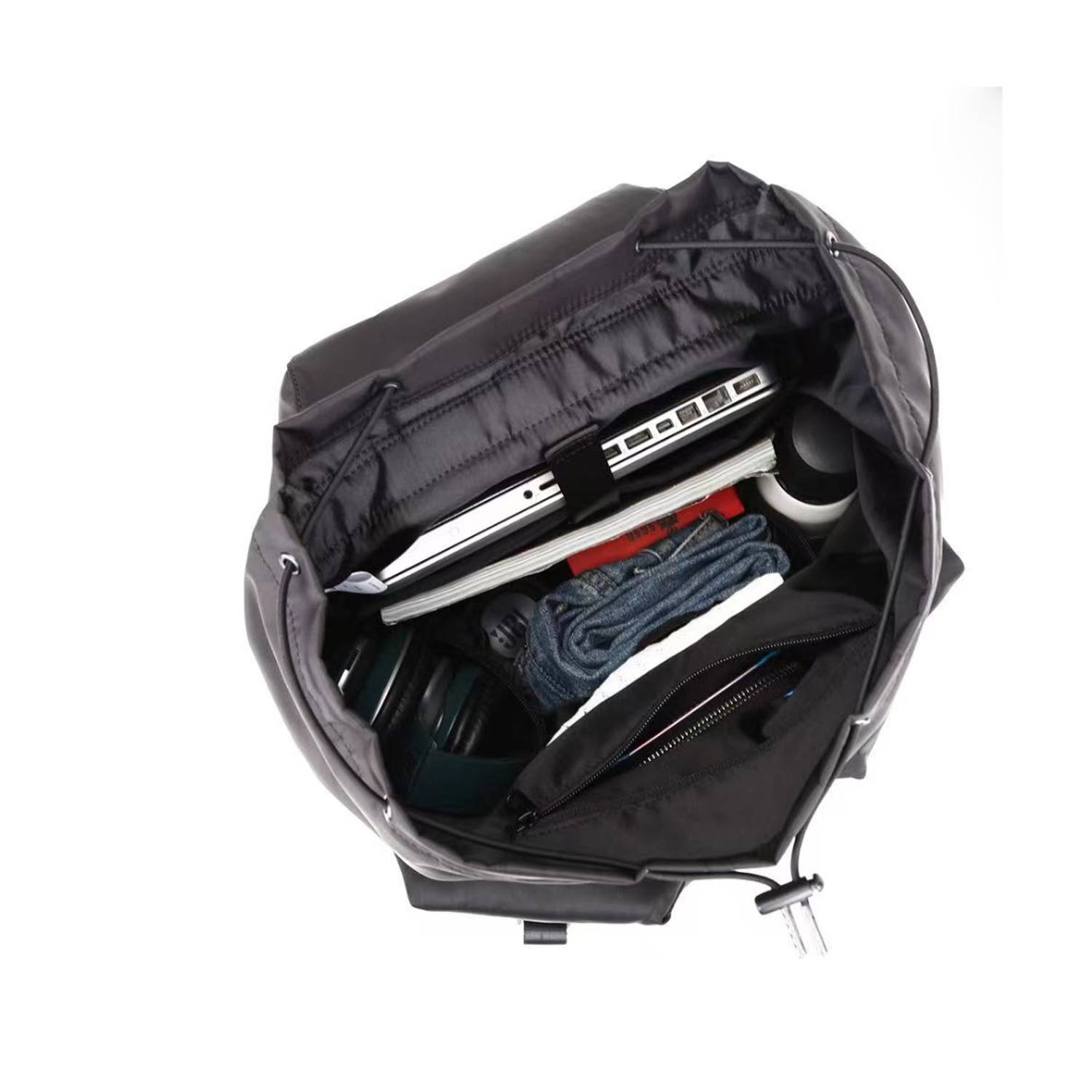 Diagonal Nylon Wterproof Shoulder Backpack 3