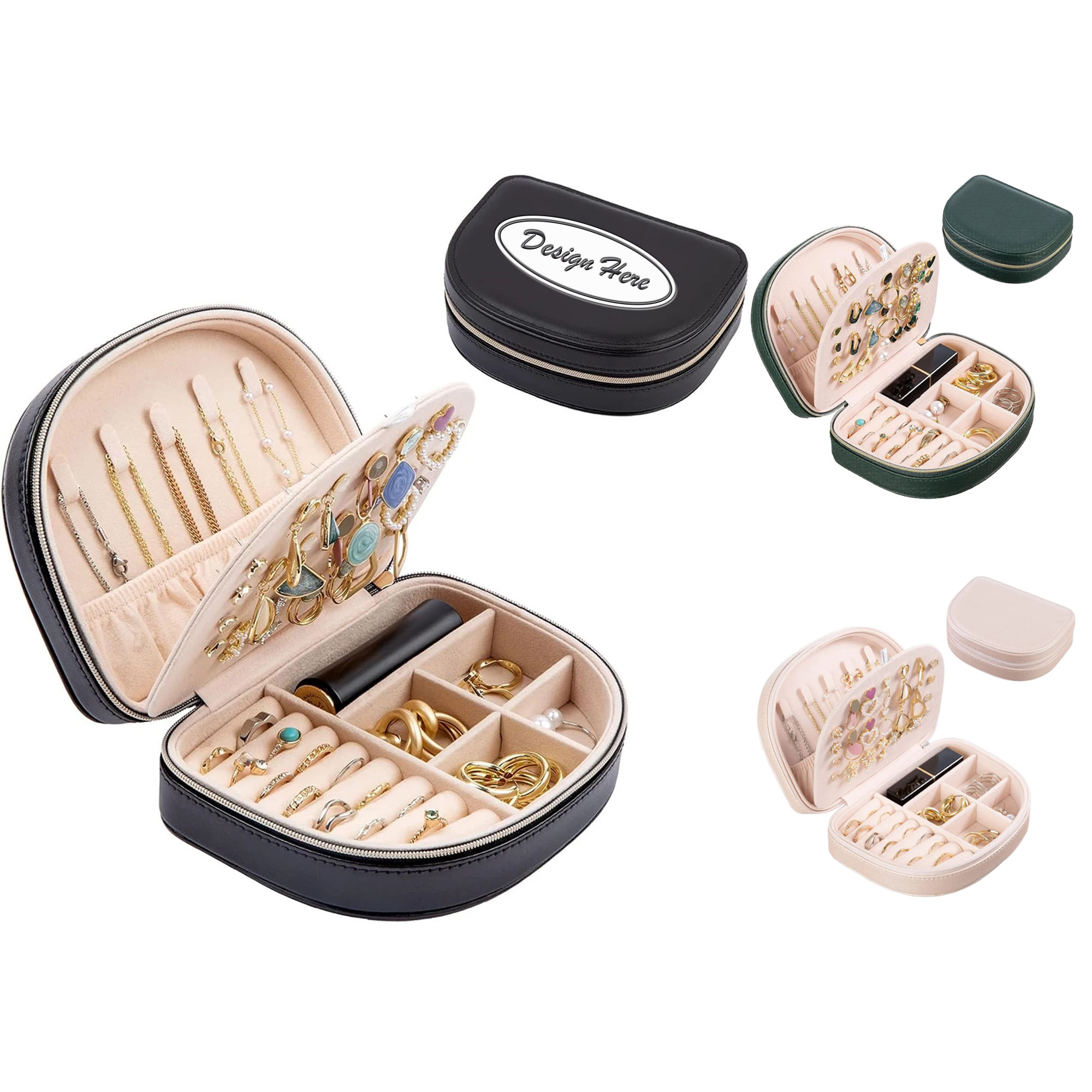 PU Leather Travel Jewellery Box for Women 3