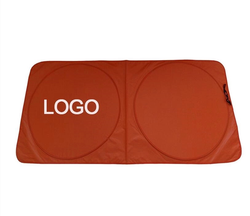 Car Windshield Sun Shade with Storage Pouch 2