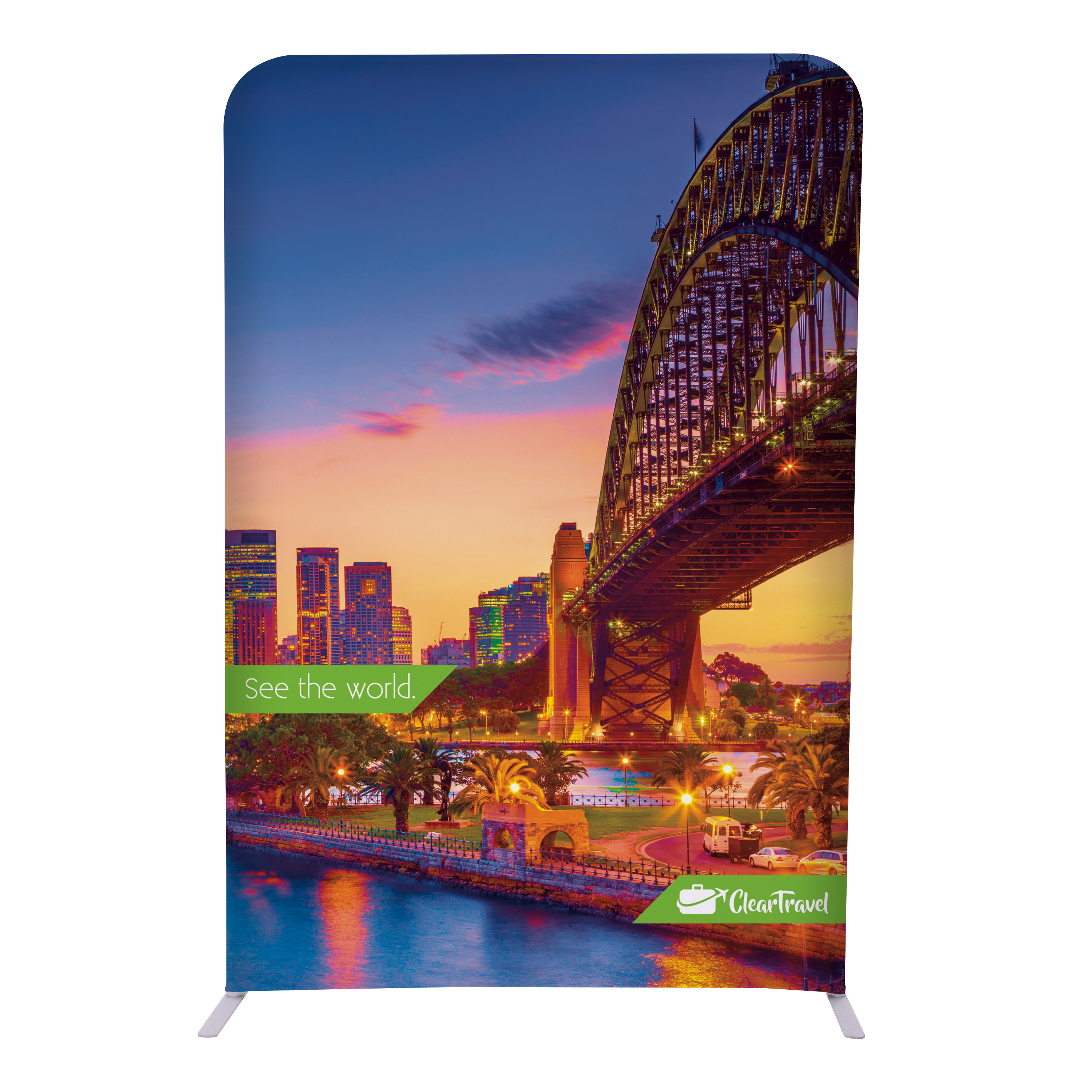 4'W x 72"H EuroFit Straight Wall Kit (Biodegradable Fabric) 3