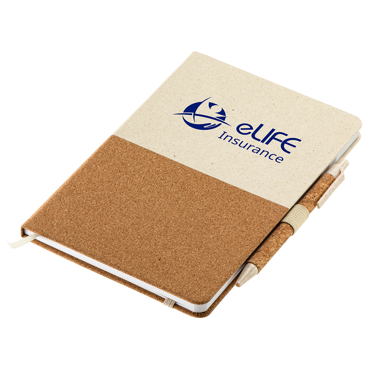 GrassField Cork Recycled Journal with Pen 4