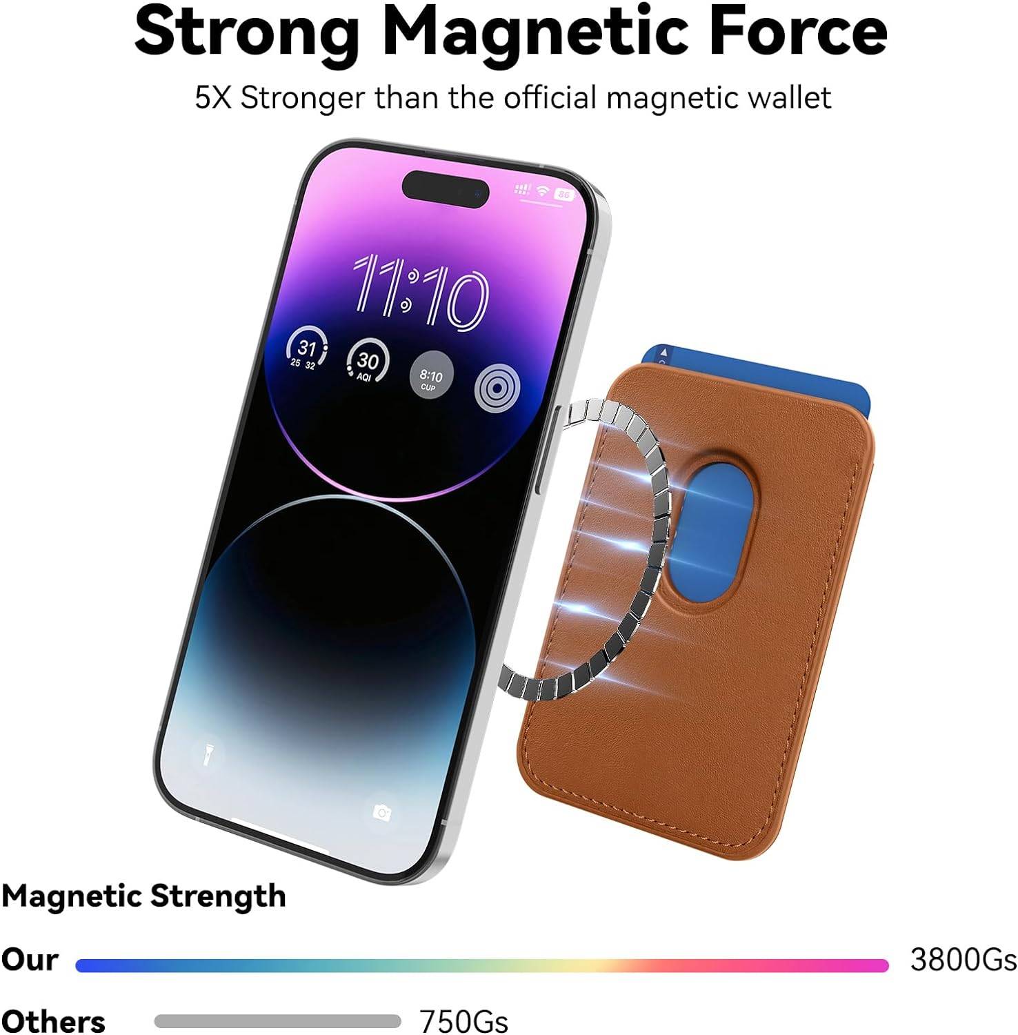 Foldable Magnetic Stand Card Holder 3