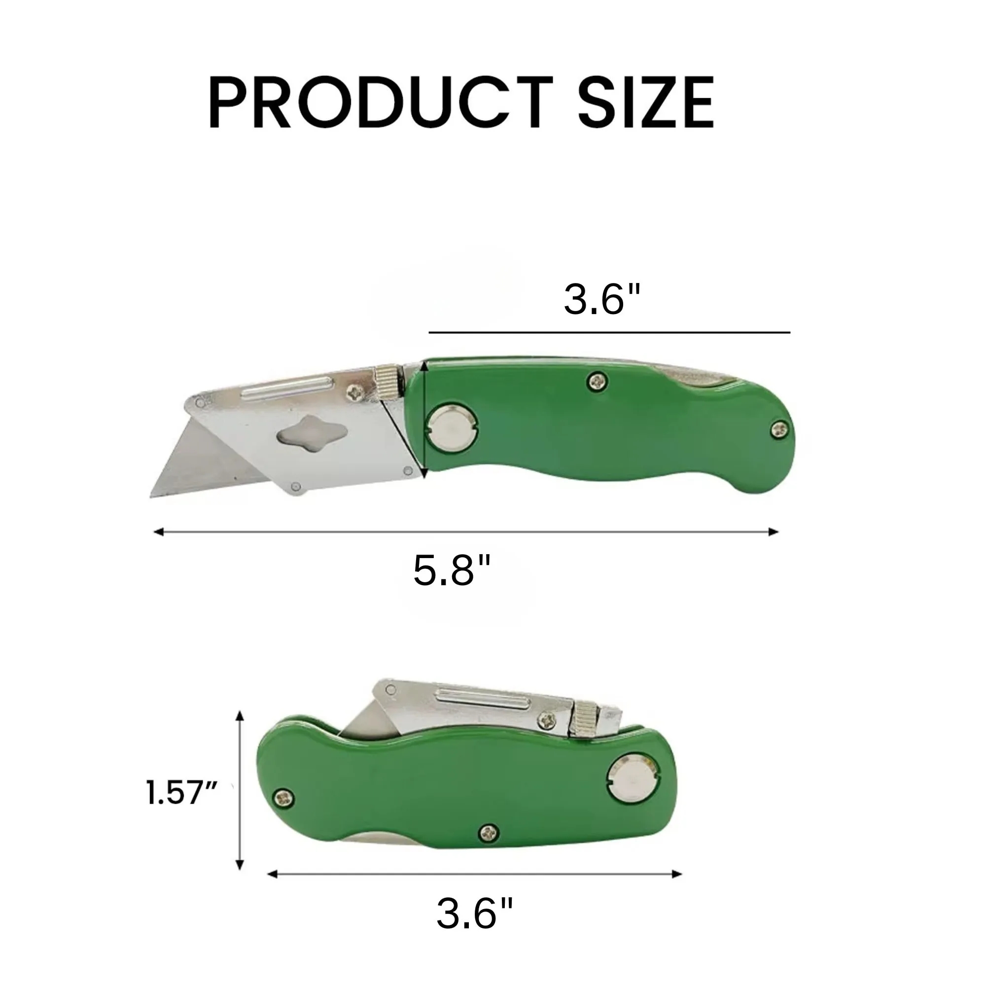 Zinc Alloy Folding Utility Knife 6