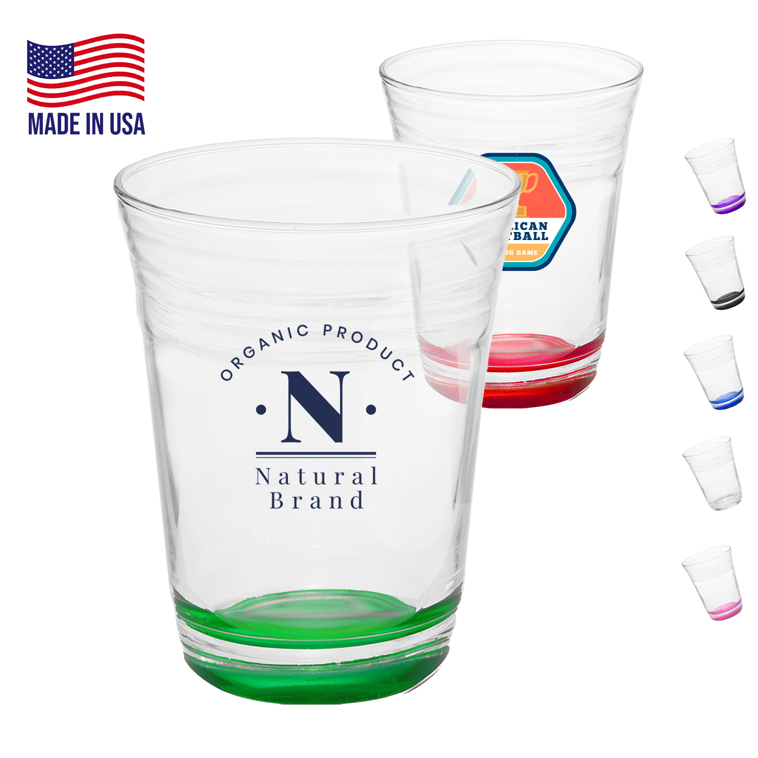 16 oz. USA Made ARC Glass Party Cups 2