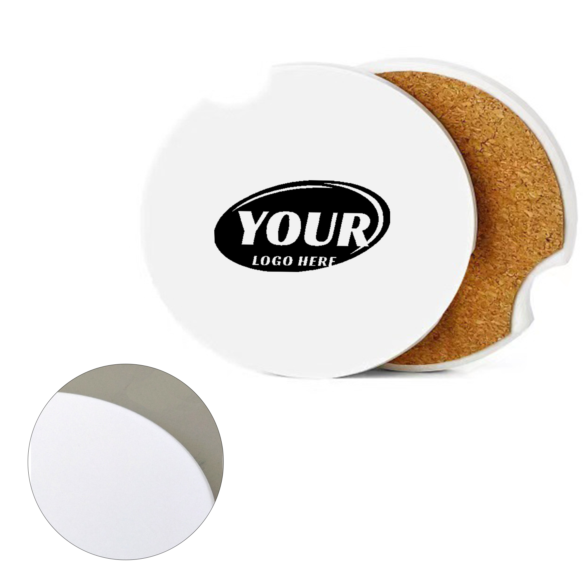 Custom Ceramic Auto Drink Coaster 2