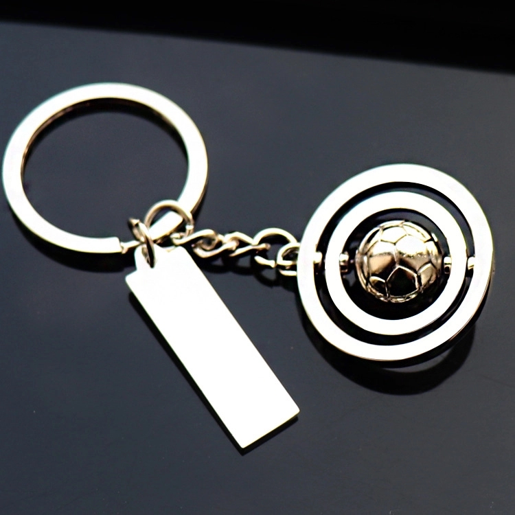 Rotating football keychain 1