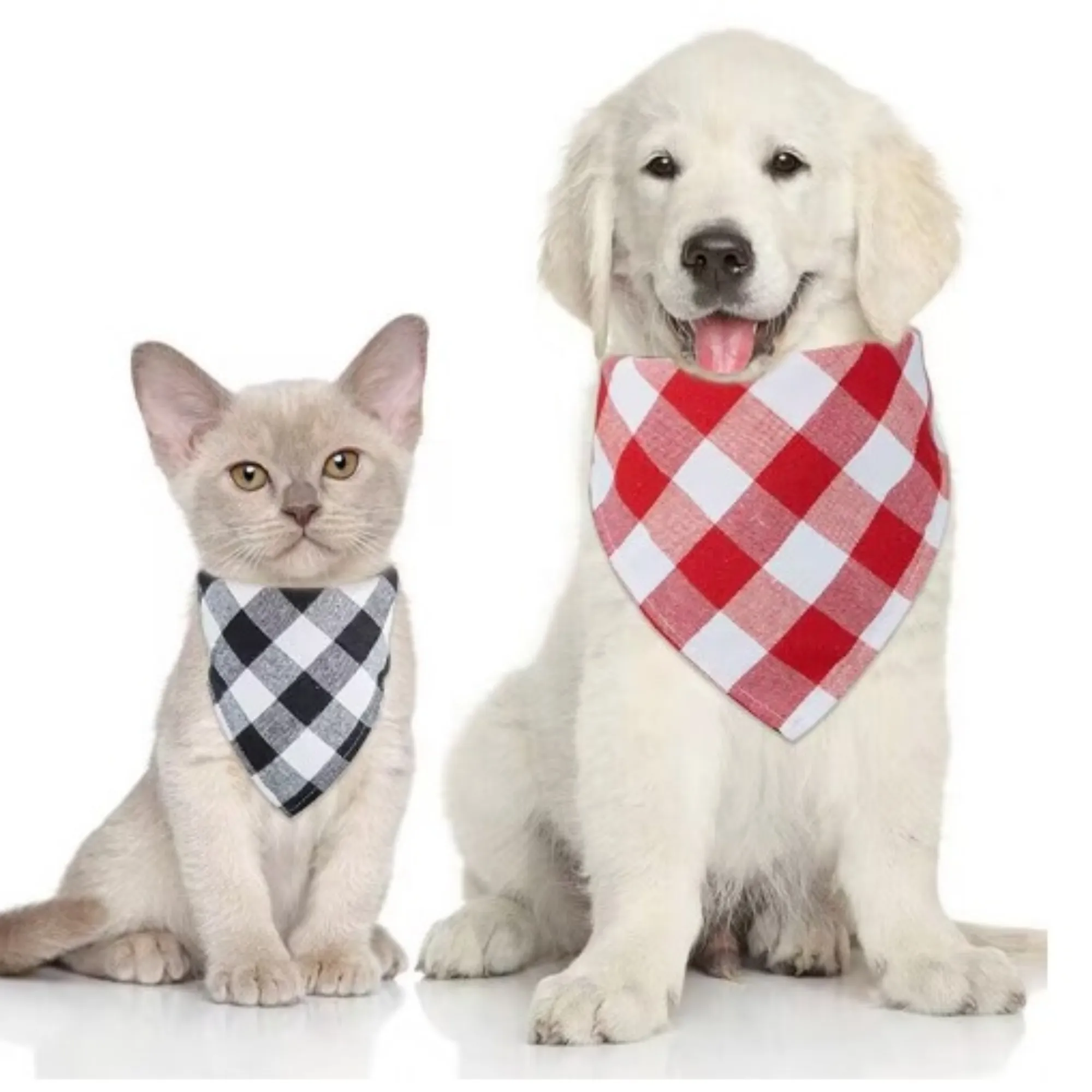 Pet Triangle Scarf With Adjustable Elasticity 5