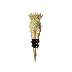 Stylish Golden Pineapple Wine Cork Bottle Stopper 12