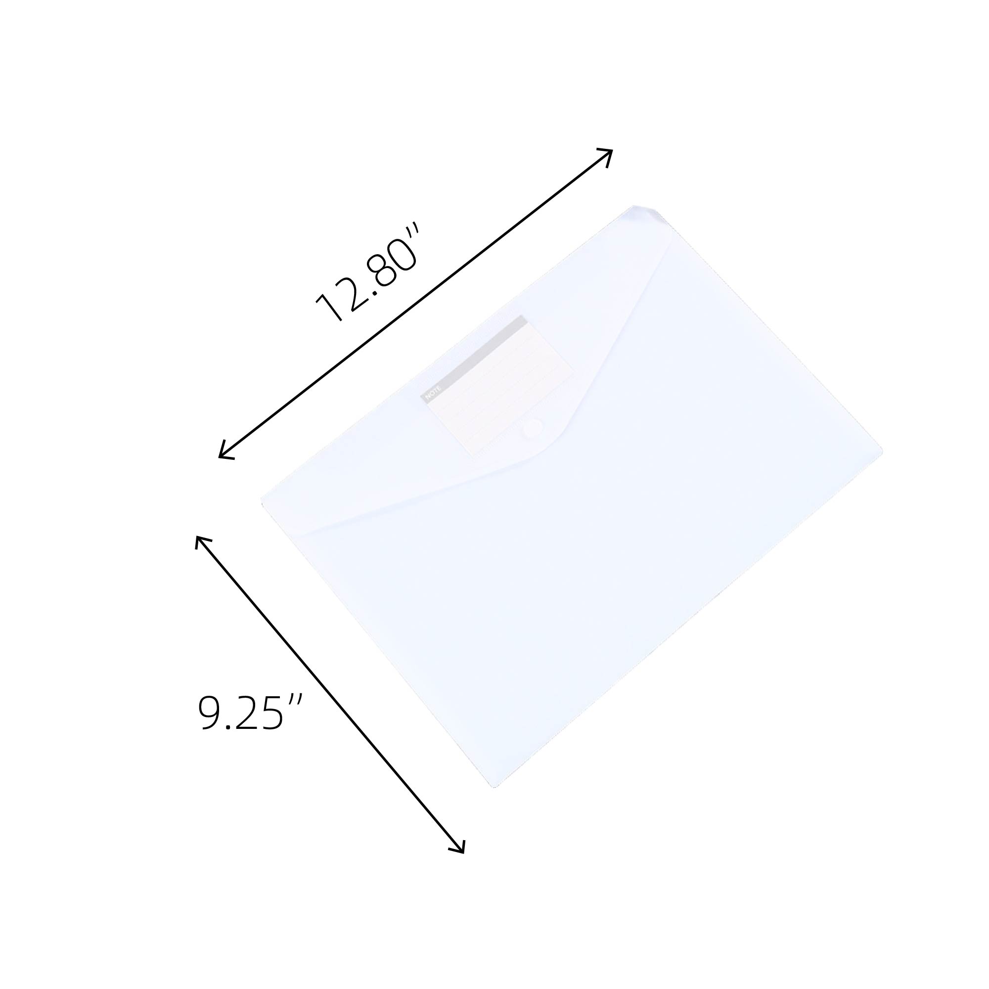 MOQ 20 pcs A4 Transparent Envelope 3