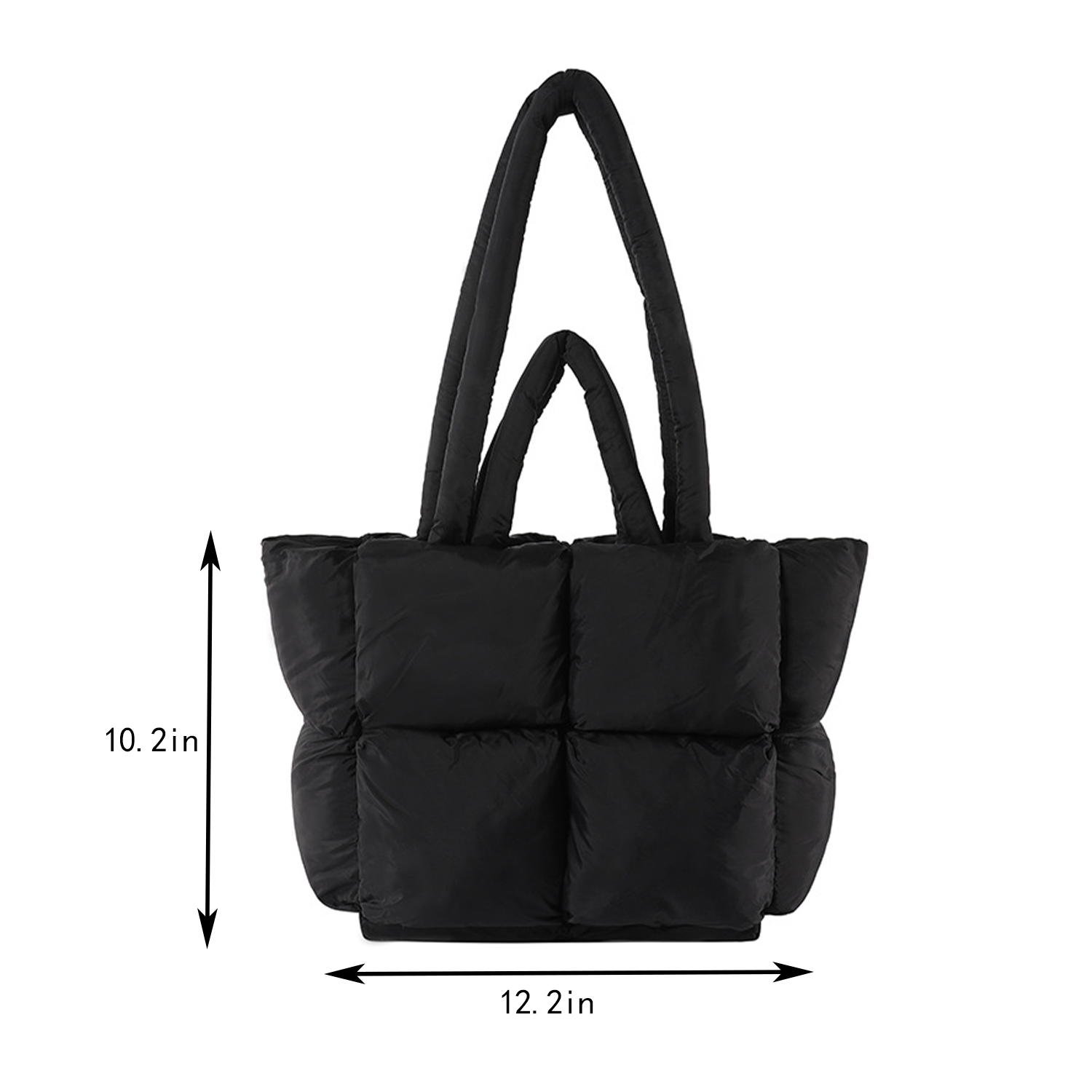 Nylon Puffy Large Capacity Shoulder Tote Bag 5