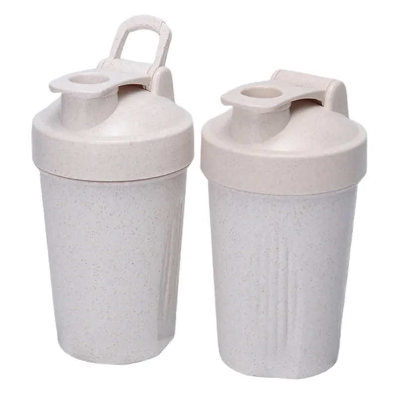 Wheat Straw Shaker Bottle - 400ML 5