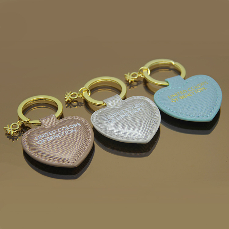 Heart Shape Leather Key Chain 6