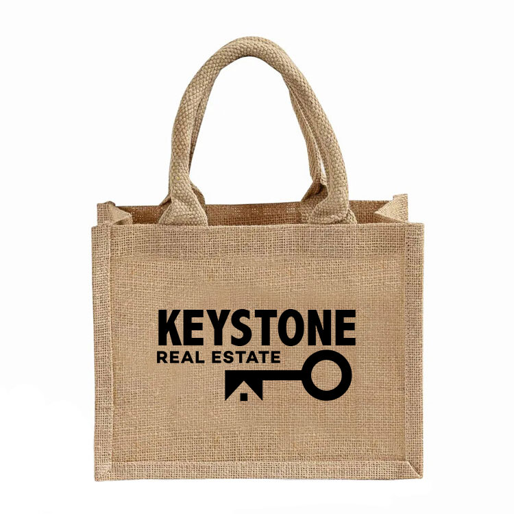 Ridgecrest Jute Wedding Favor Bag 2