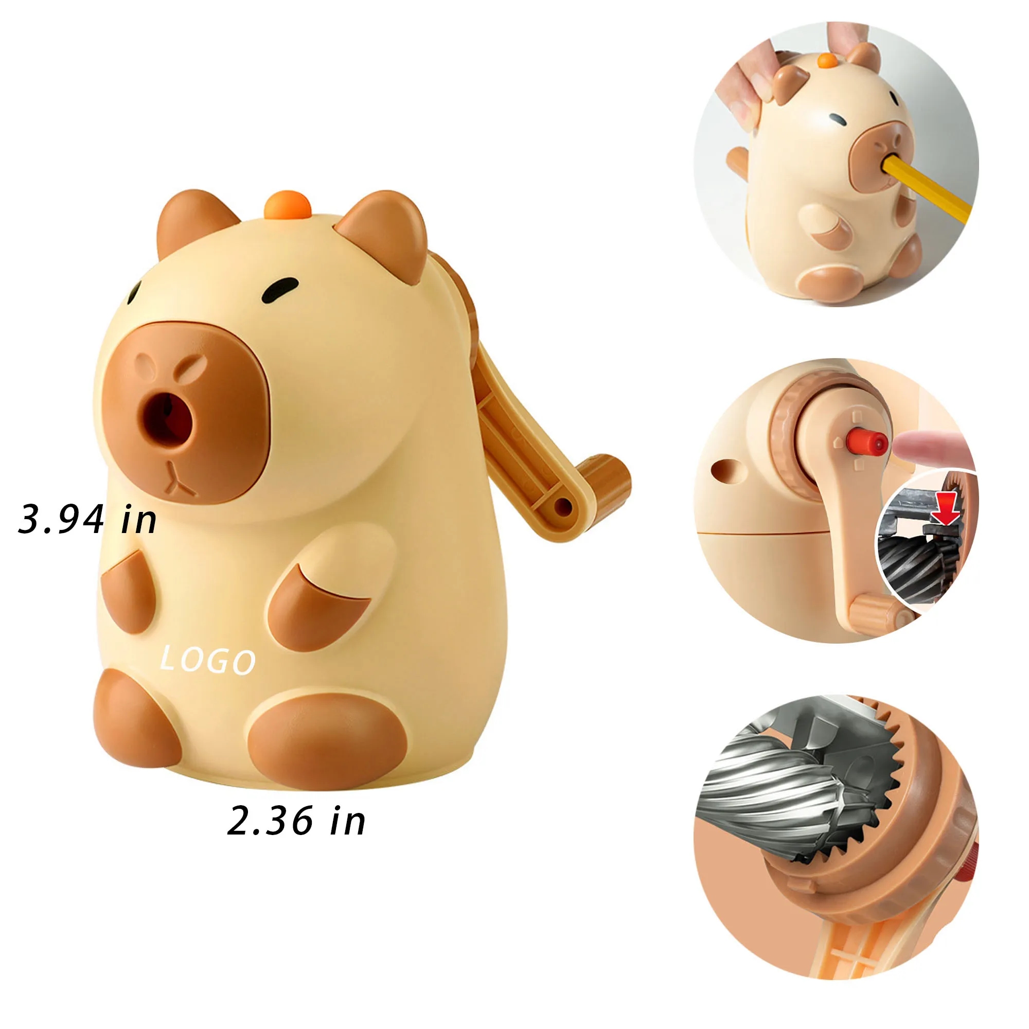 Plastic Pencil Sharpener With Logo For Safety,Sustainable