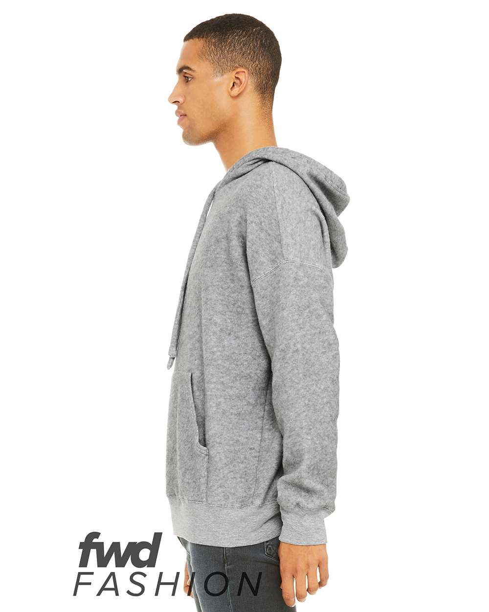 Unisex FWD Fashion Sueded Fleece Hoodie Sweatshirt - 3329 6