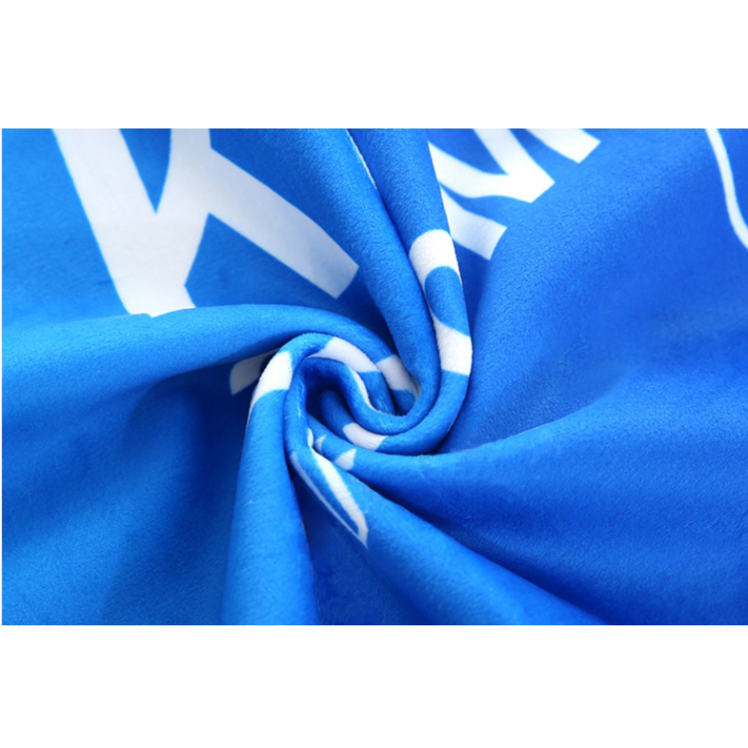 20"x 30" Sublimated Microfiber Velour Gym Towel w/ Cotton Terry Loops 1