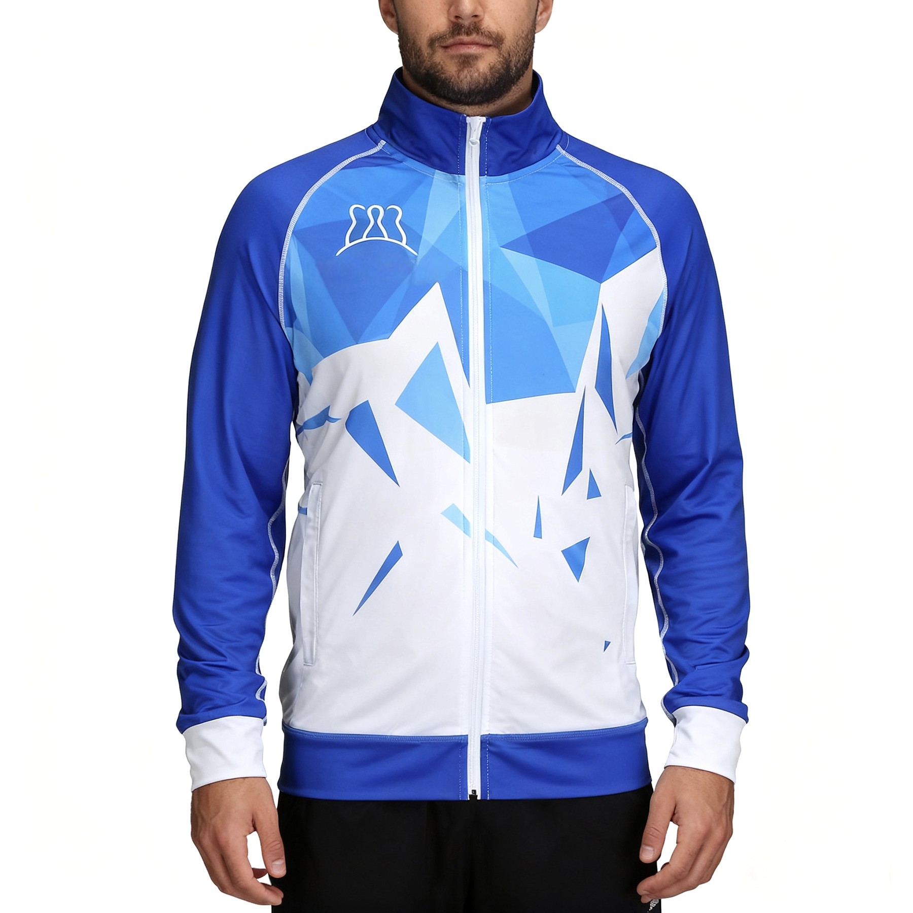 Athletic Full Zip Raglan Training Jacket (Full Color) 9