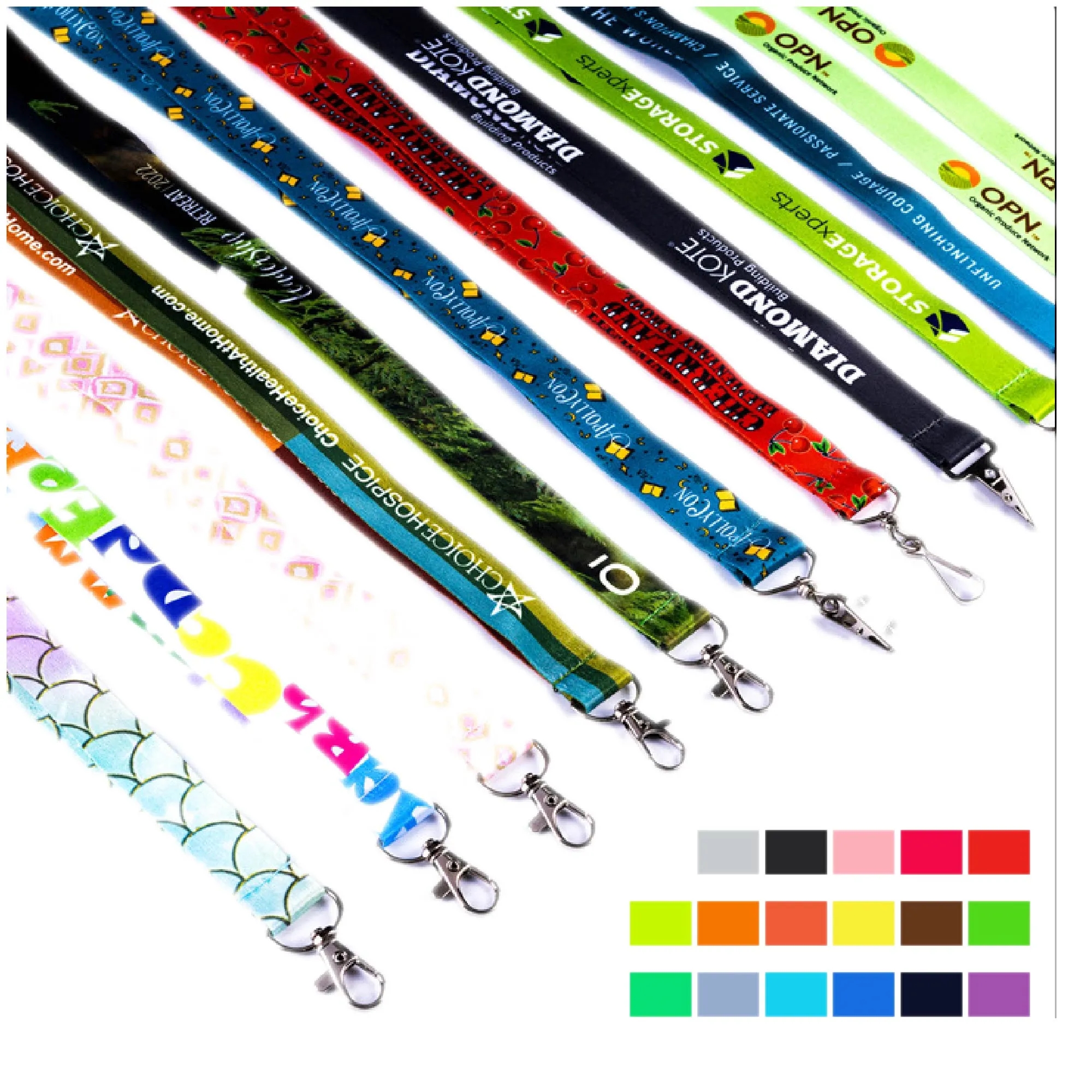 Full Color 3/4" Lanyard w/ Breakaway Release 2
