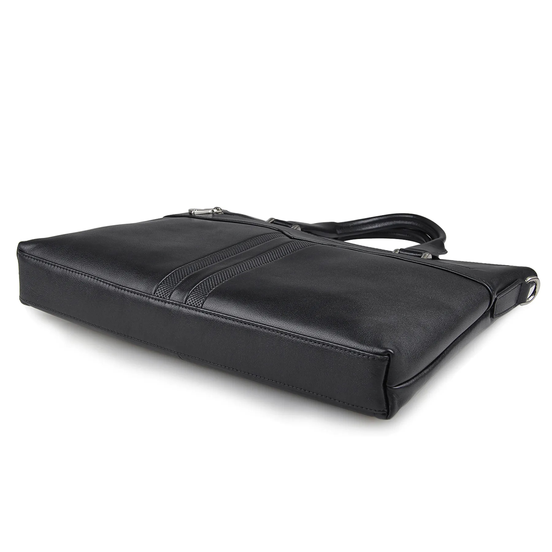 Genuine Leather Briefcase for Men Women 5