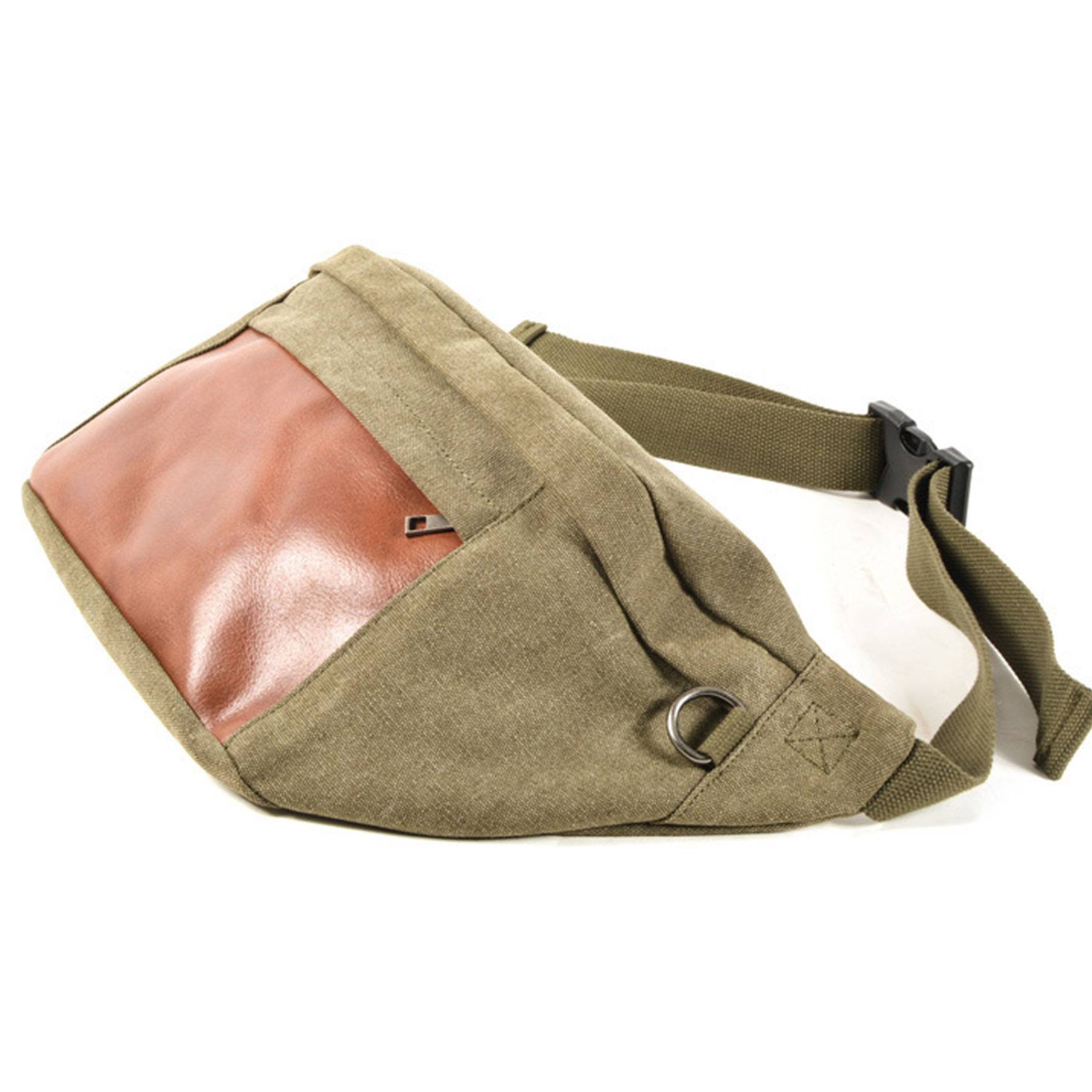 Canvas Multicolor Water-resistant Cross-body Bag 4