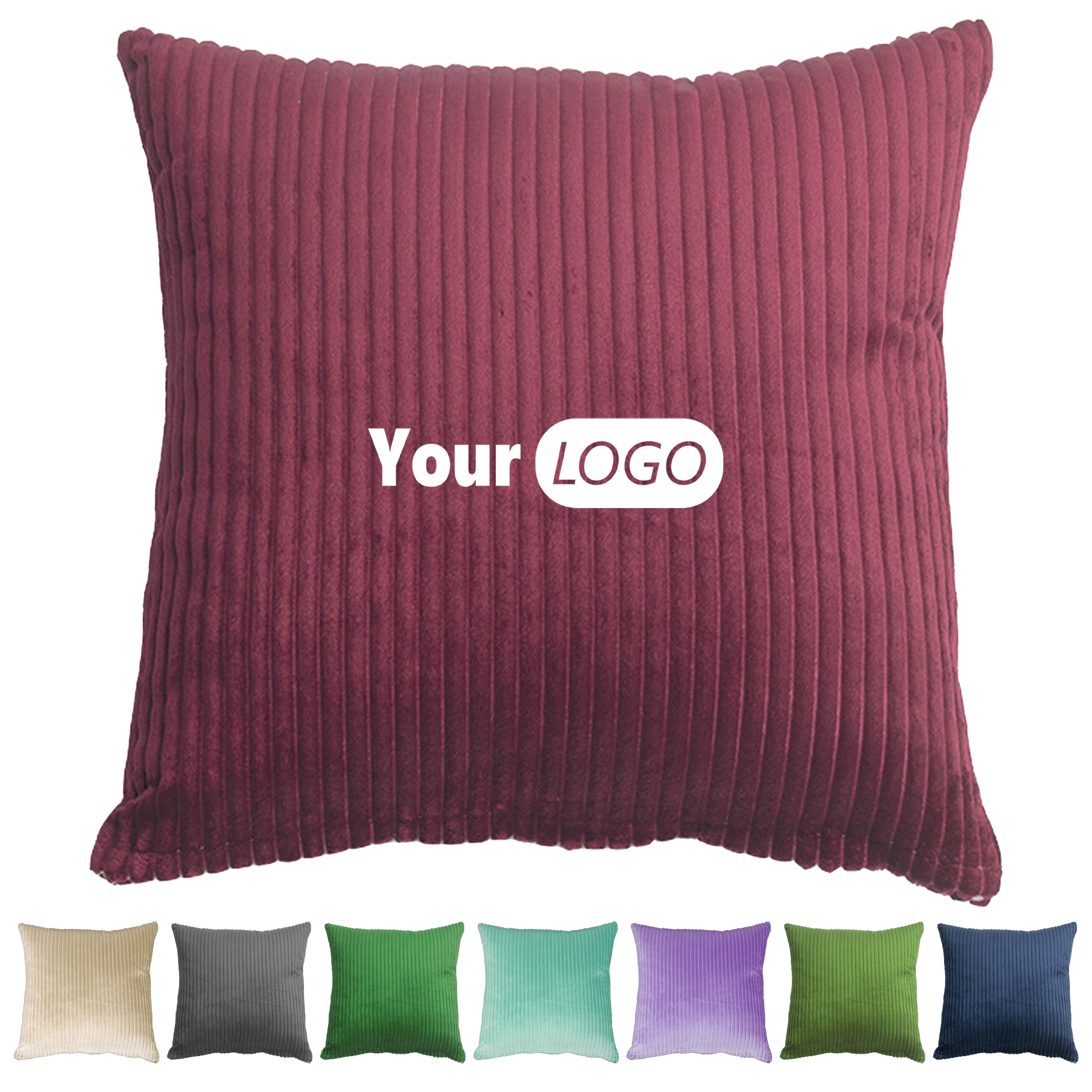 Polyester Elegant And Durable 18X18 Striped Pillow For Versatile Styling (Moq 50) 2