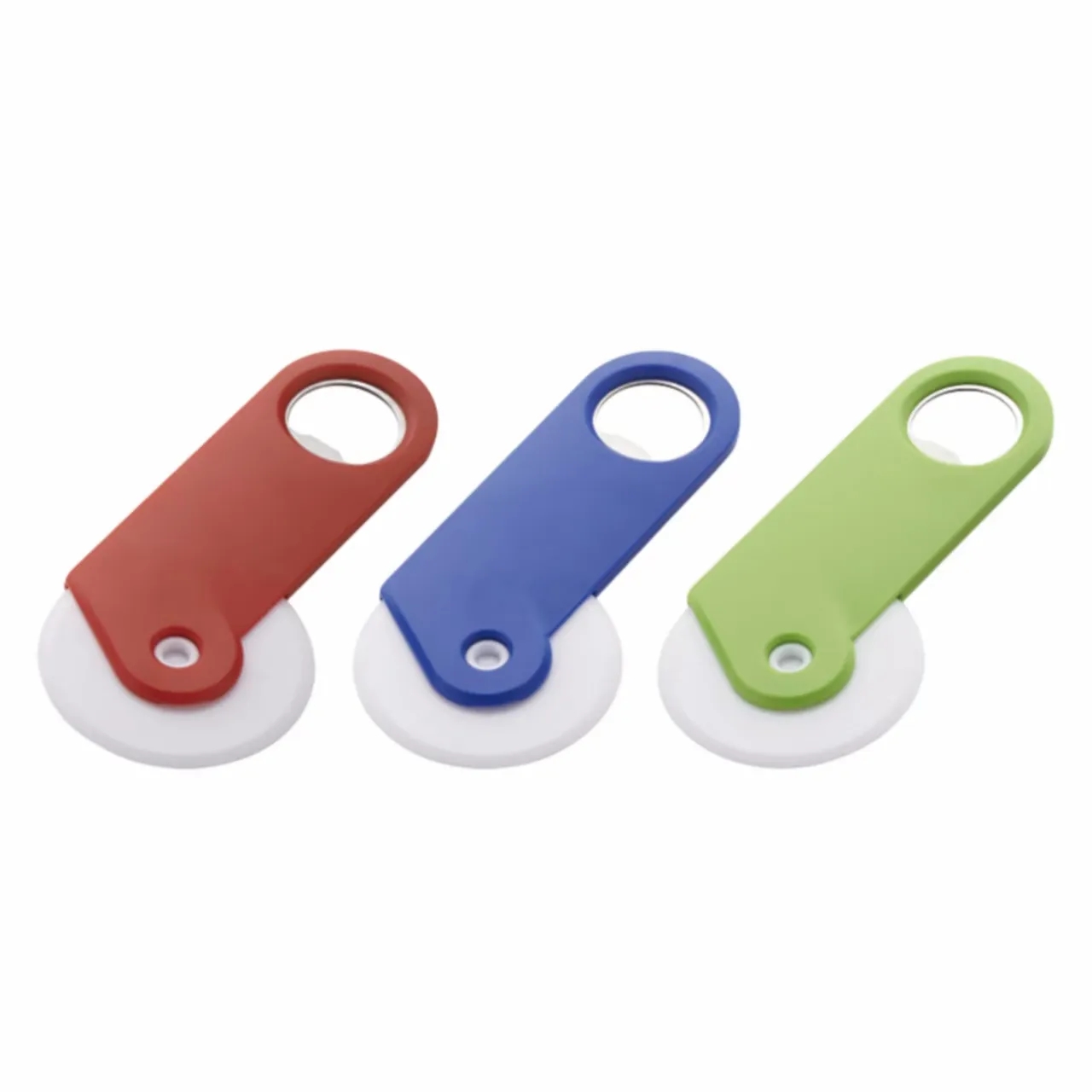 Pizza Cutter Bottle Opener - PP Plastic Baking Tool 4