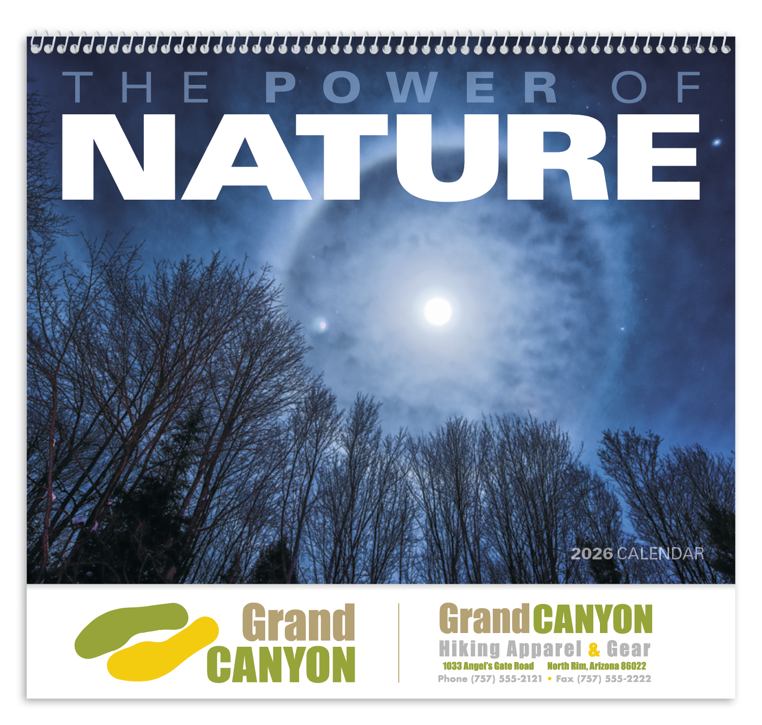 Good Value™ The Power of Nature - Spiral Calendar 55