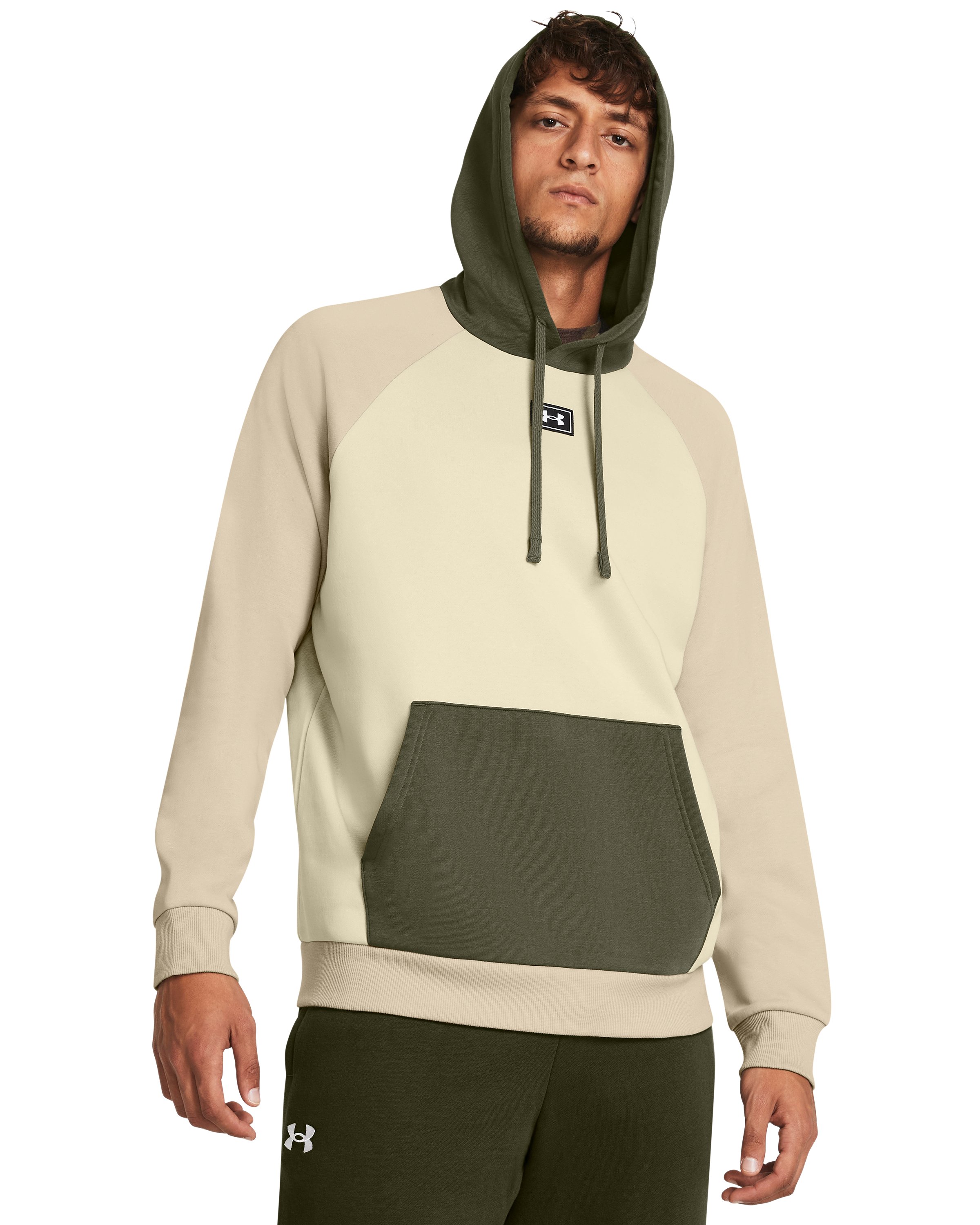 UA Rival Fleece Colorblock Men's Hoodie 6