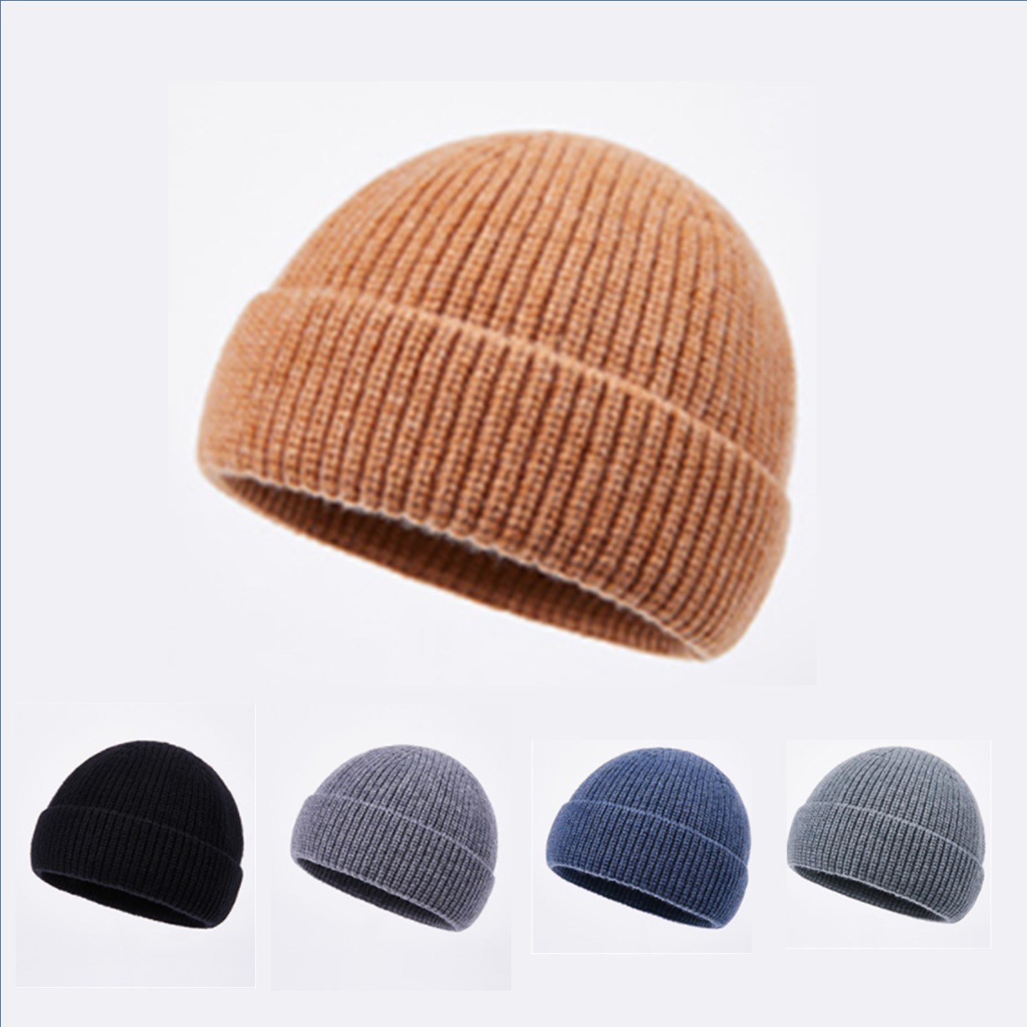 100% Merino Blend Soft Warm Beanie 1