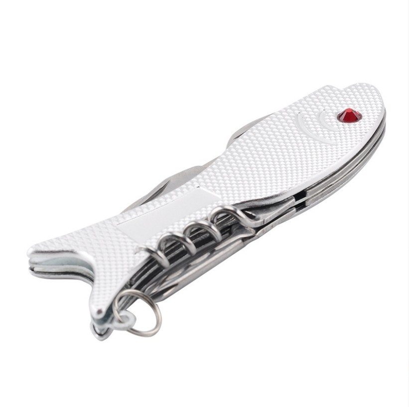 Fish Shape Stainless Steel Folding Multi-Tool 5