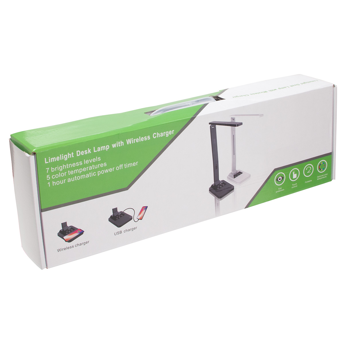 Limelight Desk Lamp with Wireless Charger 6
