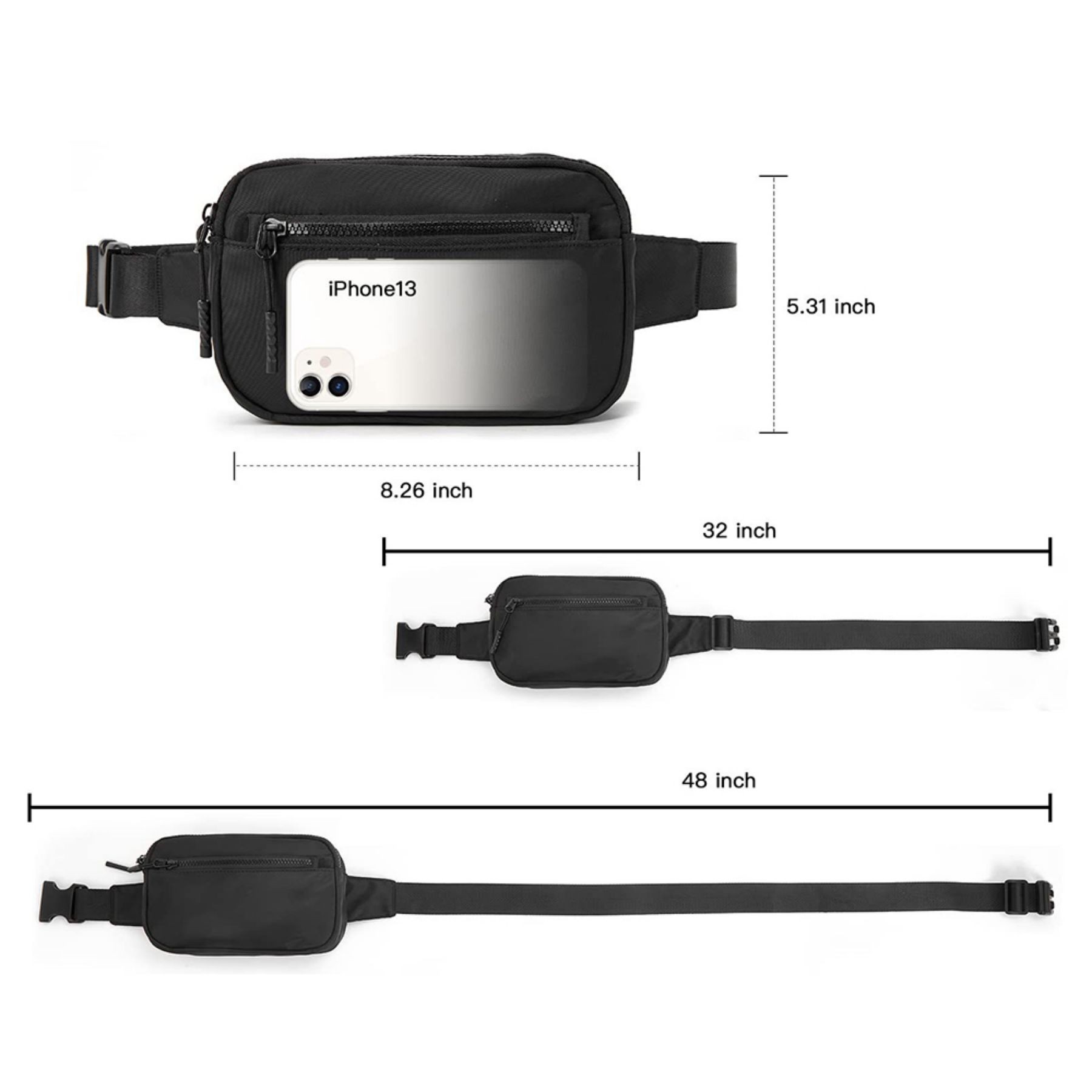 Crossbody Bag Fanny Pack 2